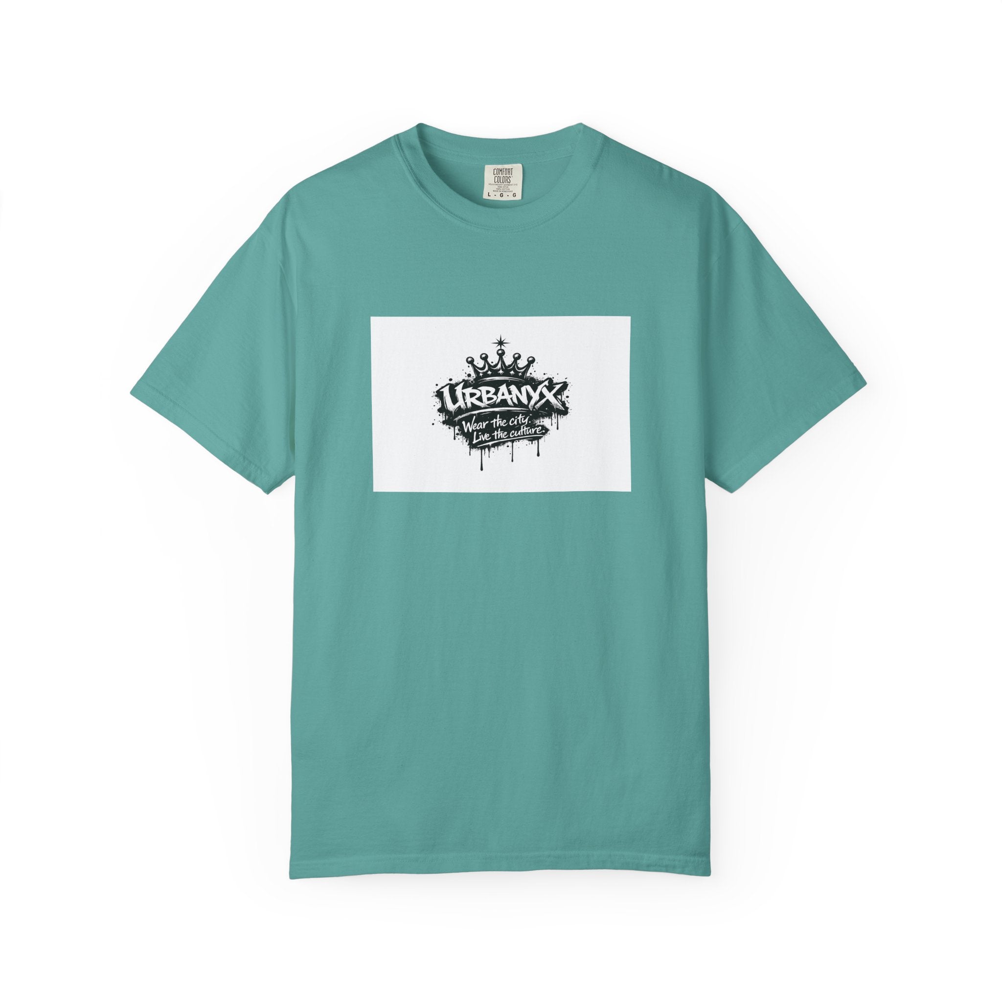 Urban Crown Graphic T-Shirt — "URBANYC" Distressed Logo Tee