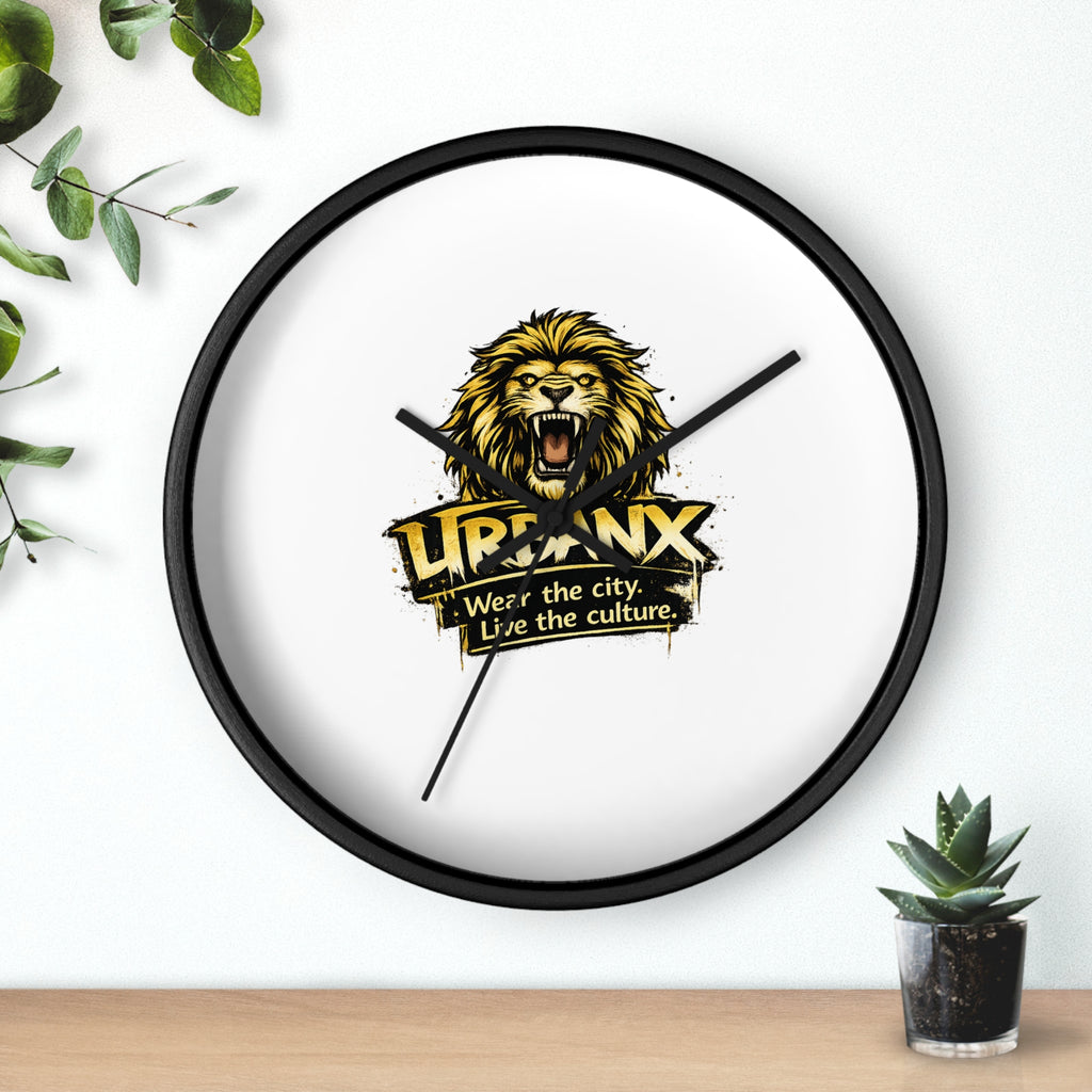 Urbanyx Wall Clock — UrbanX "Wear the city, Live the culture" Decorative Clock