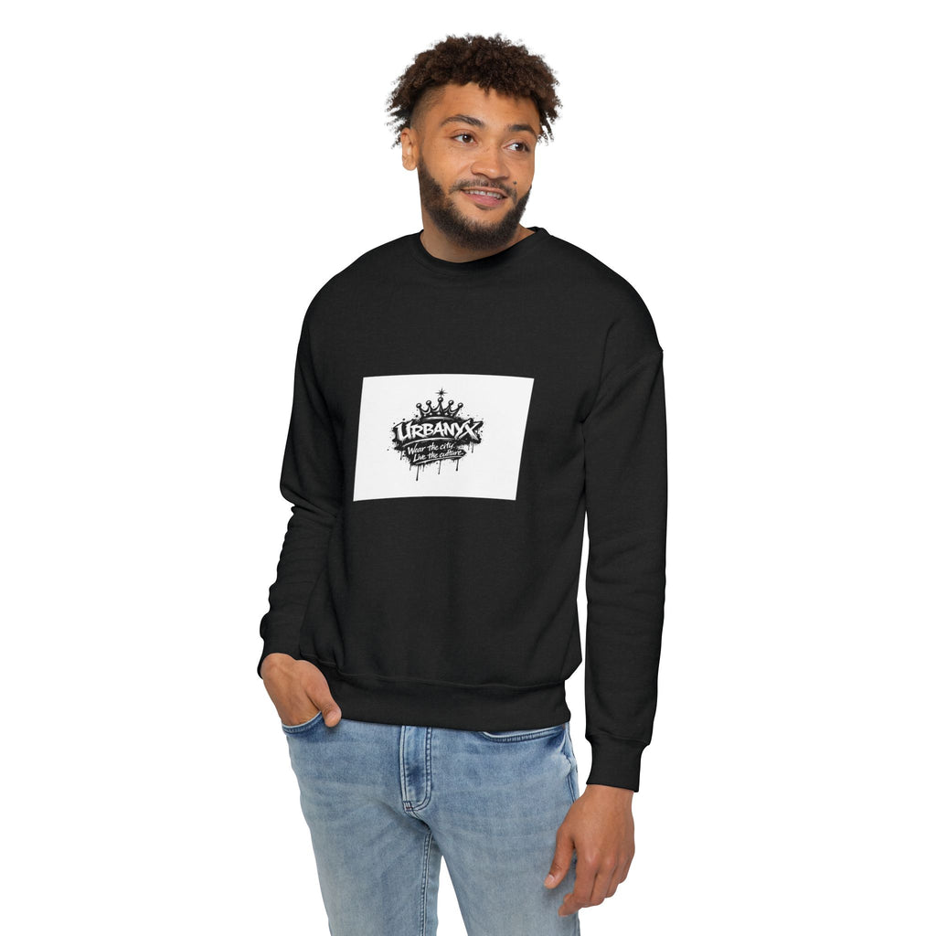 UrbanyX Streetwear Sweatshirt — "Wear the City, Live the Culture" Graphic Crewneck