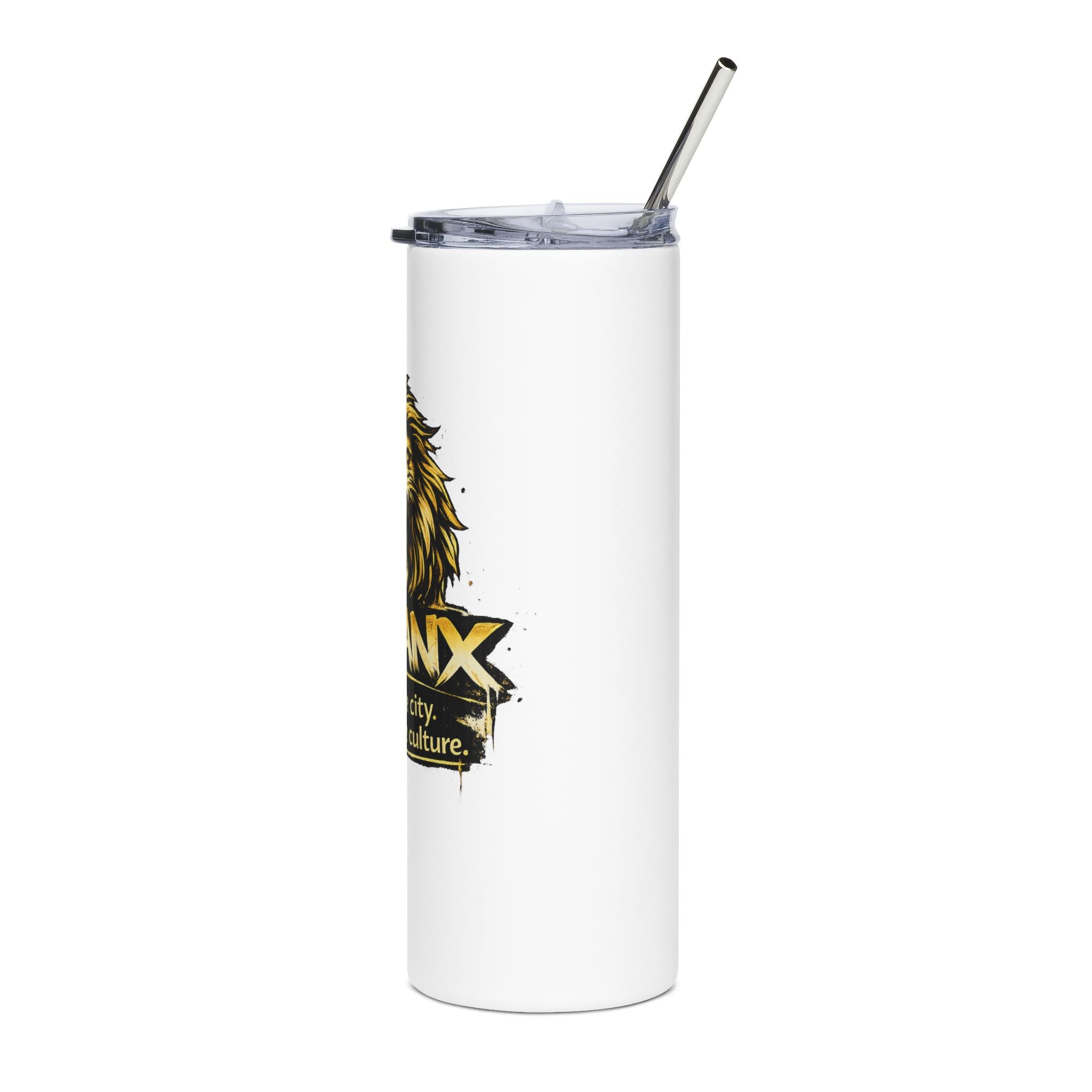 Urbanyx Tumbler — UrbanX Lion Logo 20oz Stainless Steel Travel Cup