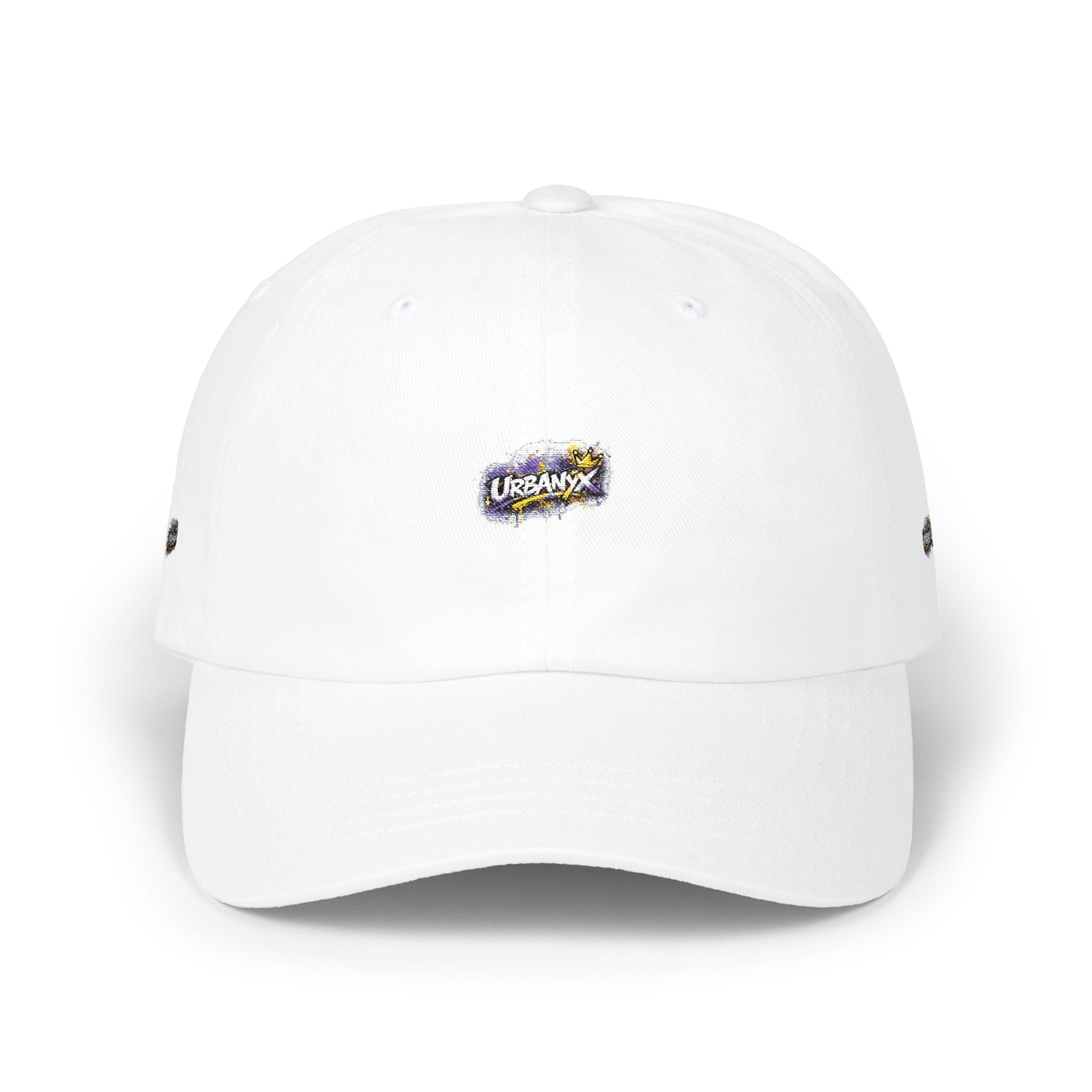 Urbanyx Collection — Retro Splash Logo Embroidered Baseball Hat