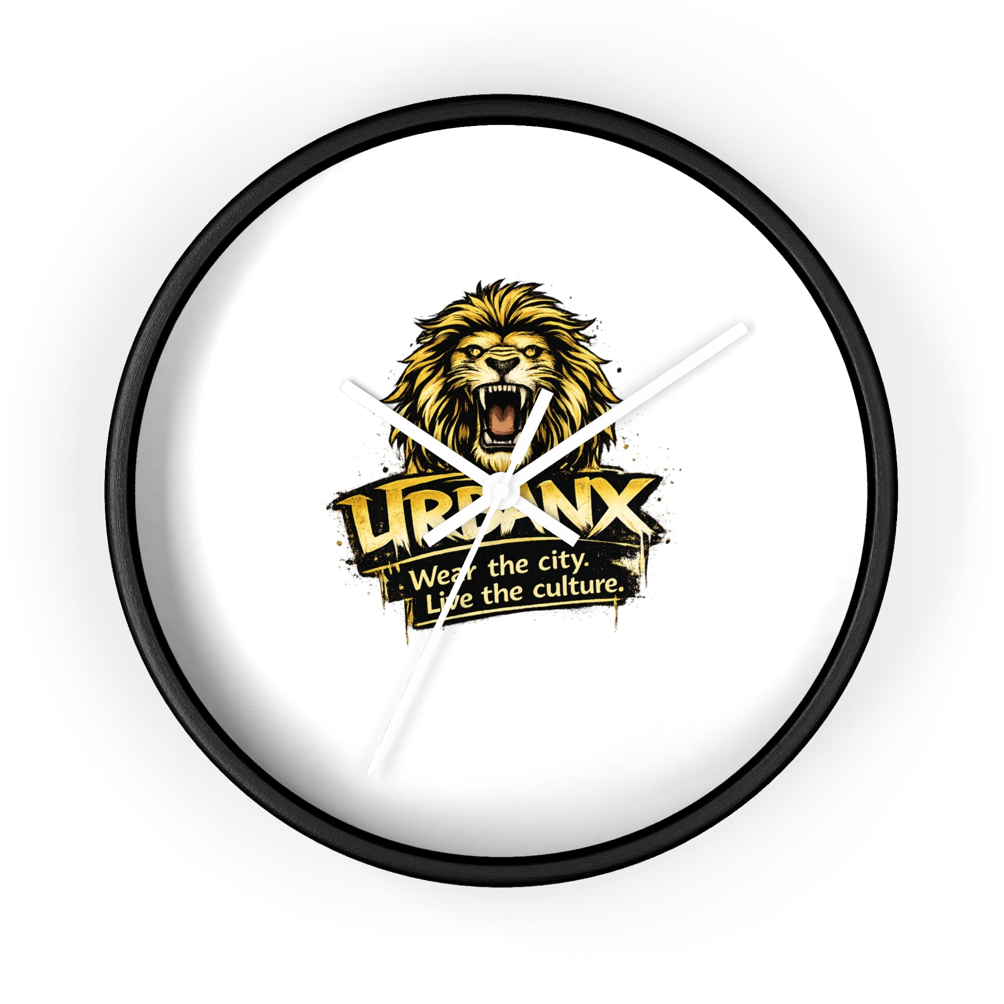 Urbanyx Wall Clock — UrbanX "Wear the city, Live the culture" Decorative Clock