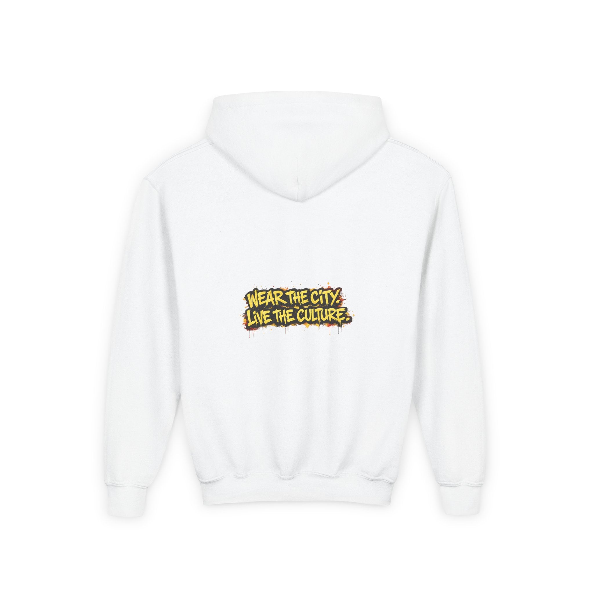 UrbanyX Youth Hoodie — UrbanX Graffiti Crown "Wear the City, Live the Culture" Streetwear