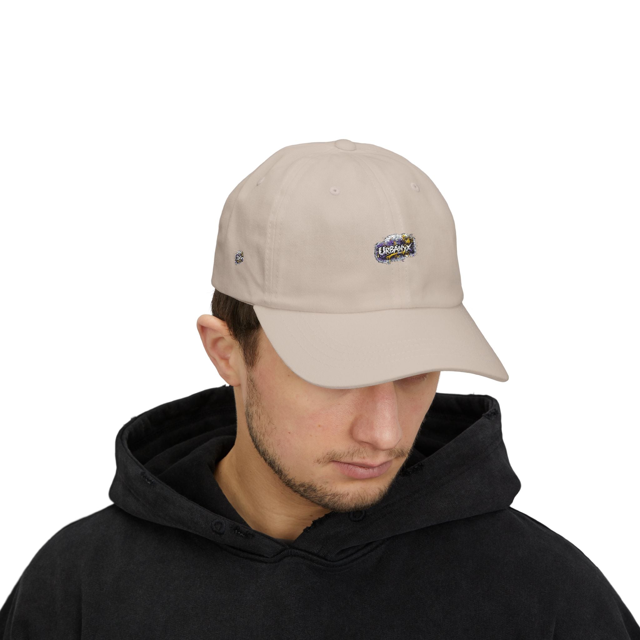Urbanyx Collection — Retro Splash Logo Embroidered Baseball Hat