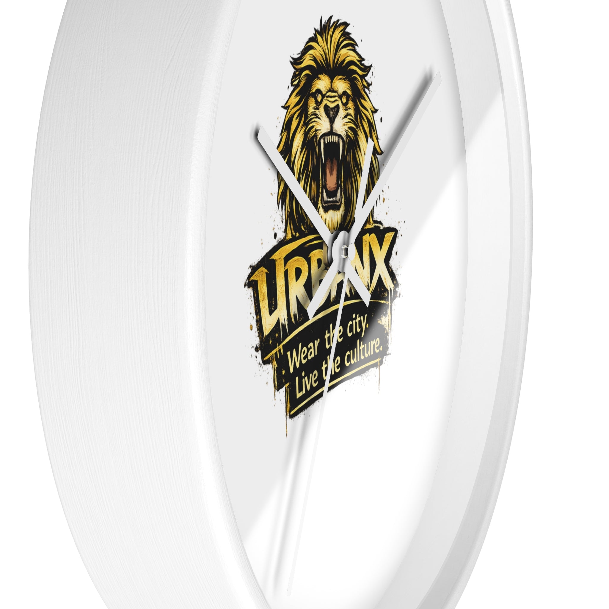 Urbanyx Wall Clock — UrbanX "Wear the city, Live the culture" Decorative Clock