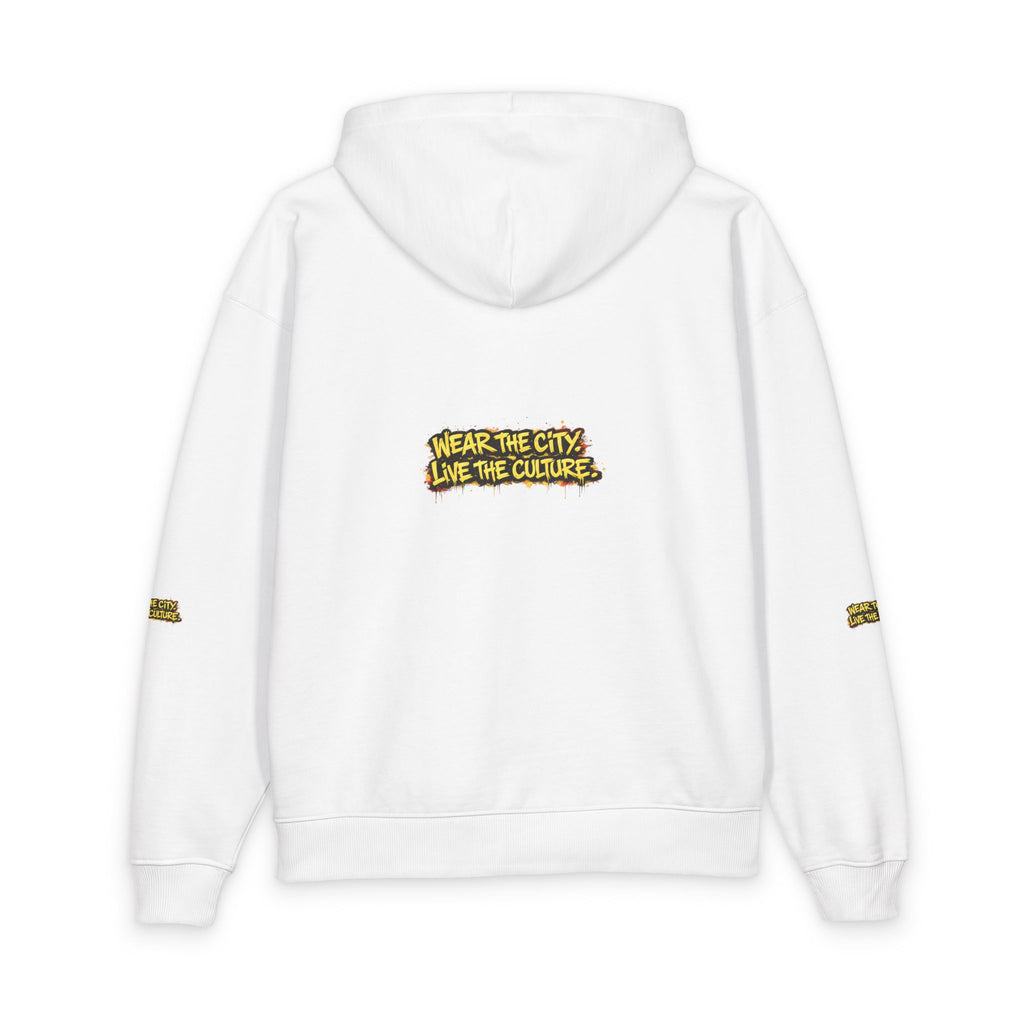 Urbanyx Crown Graffiti Hoodie — "Wear the City, Live the Culture" Organic Relaxed Sweatshirt