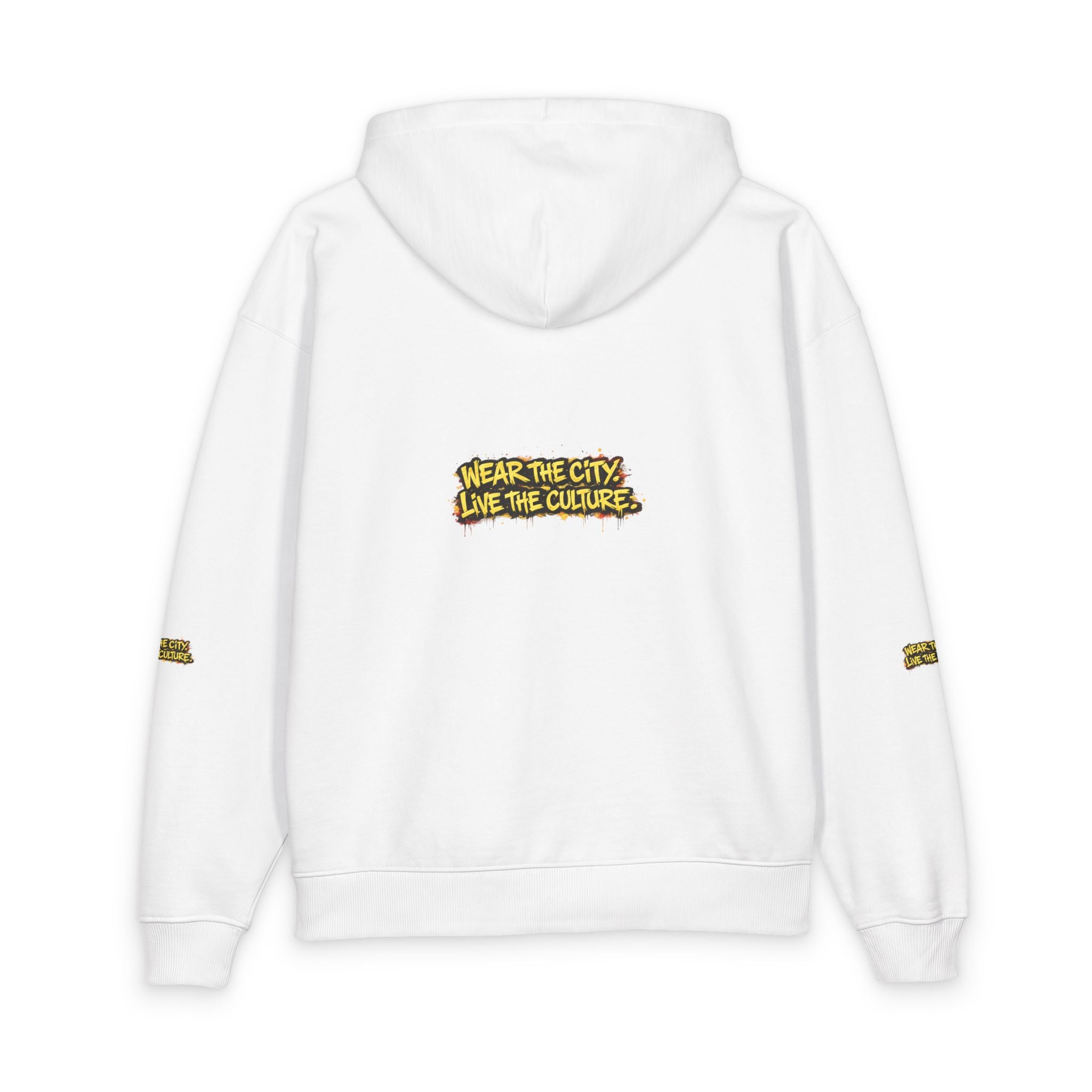 Urbanyx Crown Graffiti Hoodie — "Wear the City, Live the Culture" Organic Relaxed Sweatshirt