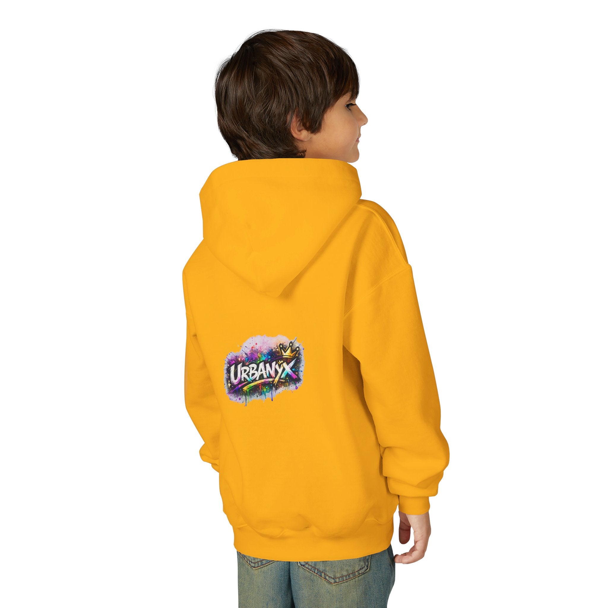Urbanyx Youth Hoodie with Urban Graffiti 'UrbanX' Logo