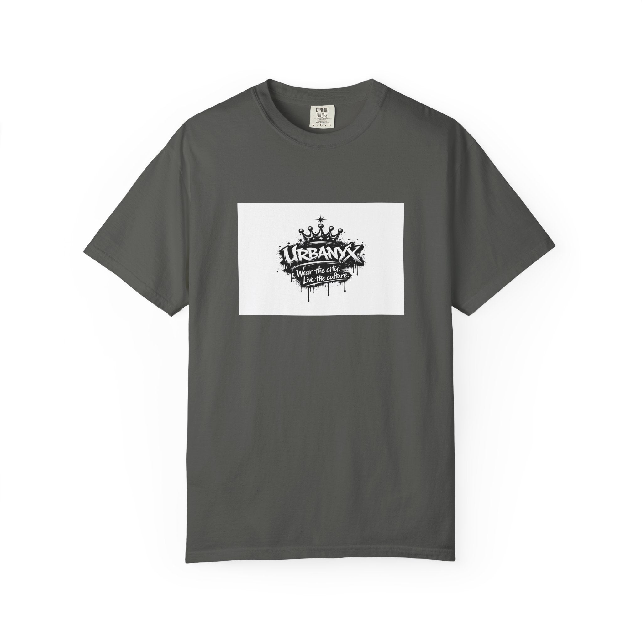 Urban Crown Graphic T-Shirt — "URBANYC" Distressed Logo Tee