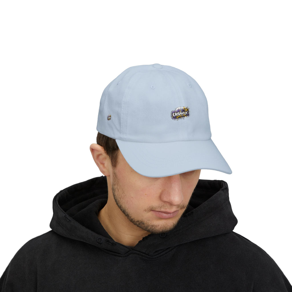 Urbanyx Collection — Retro Splash Logo Embroidered Baseball Hat