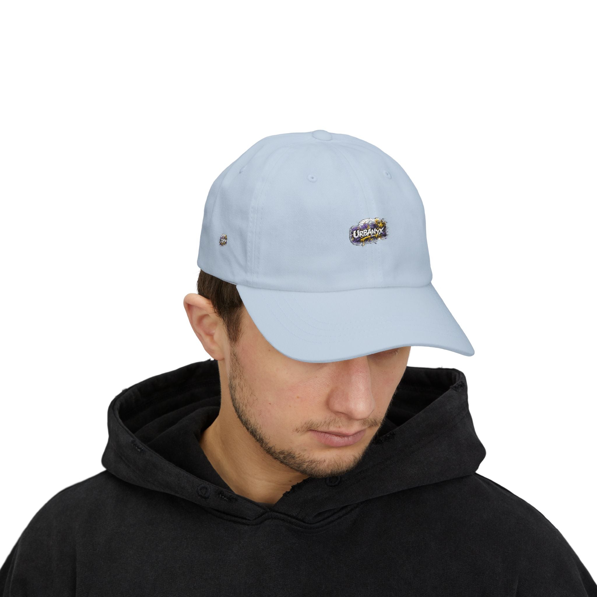Urbanyx Collection — Retro Splash Logo Embroidered Baseball Hat