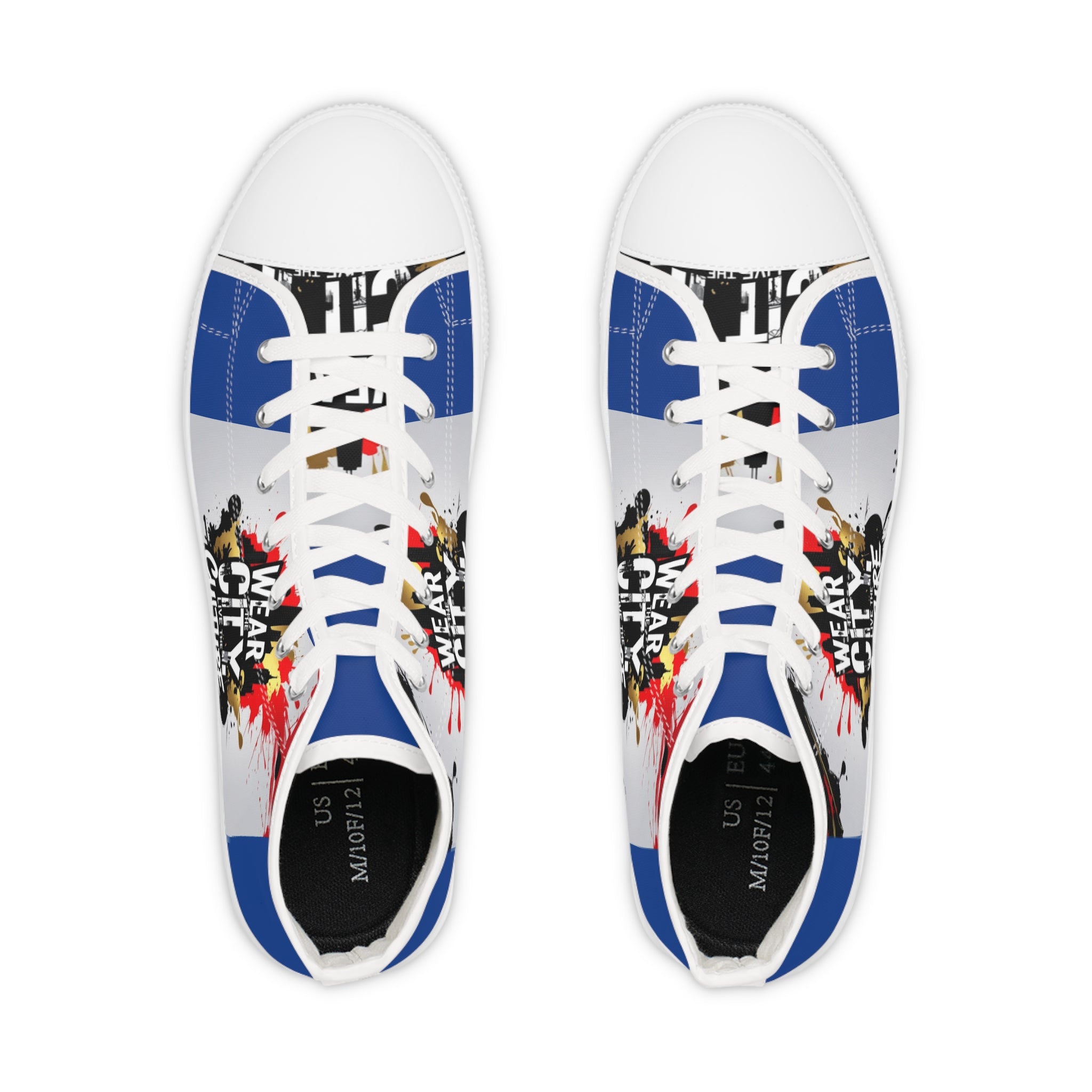 High Top Sneakers — 'We Are City Culture' Street Art Men's Sneakers