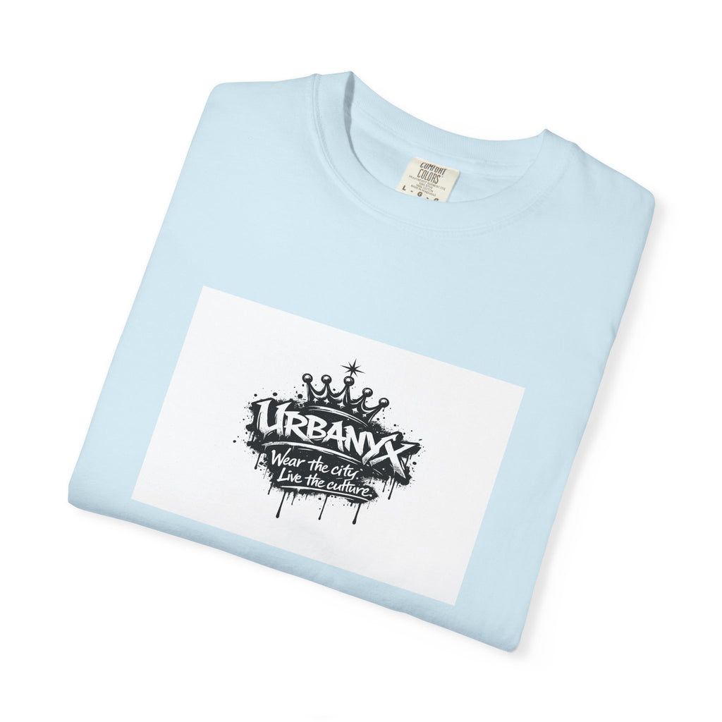 Urban Crown Graphic T-Shirt — "URBANYC" Distressed Logo Tee