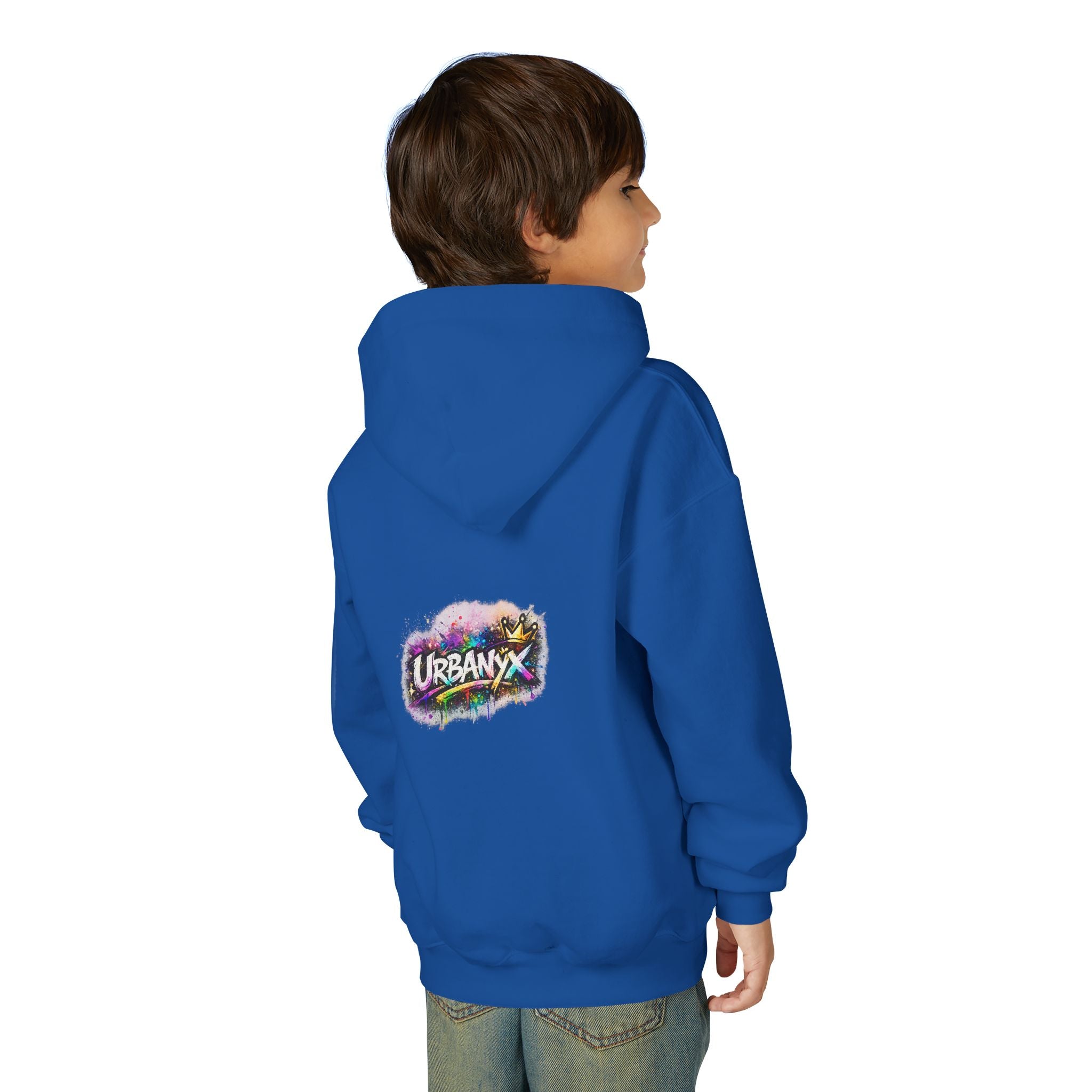 Urbanyx Youth Hoodie with Urban Graffiti 'UrbanX' Logo