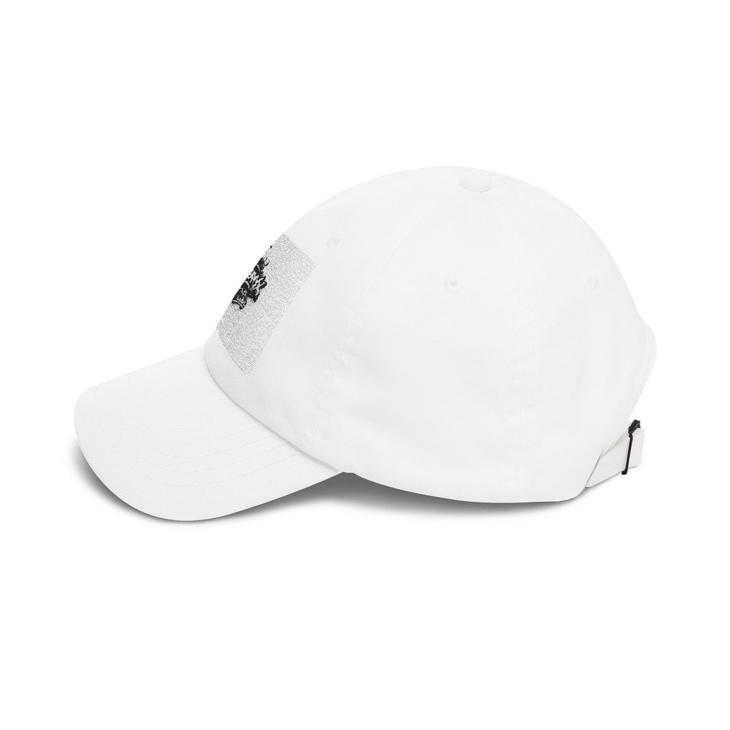 Urbanyx Crown Dad Cap – White Classic Baseball Hat