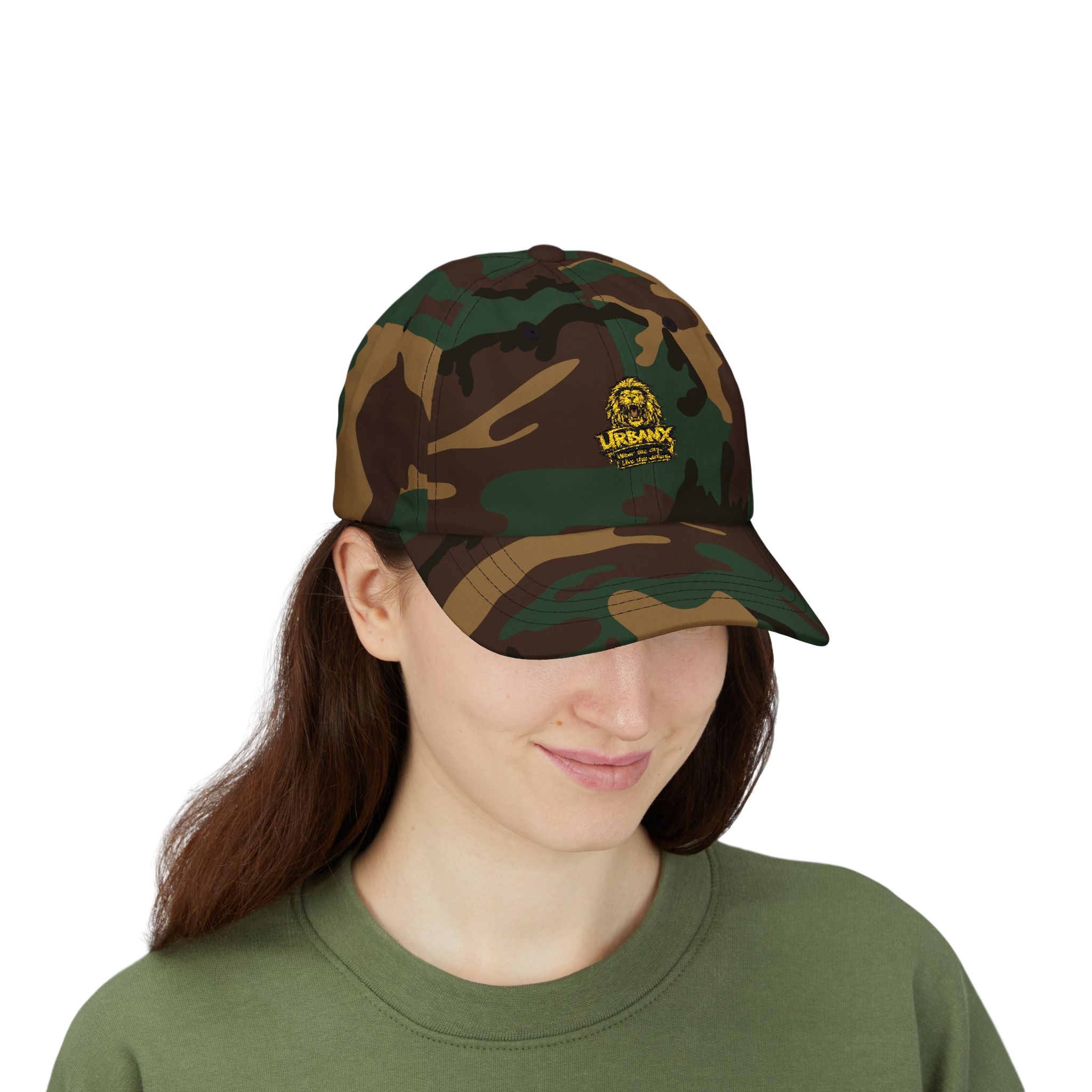 Urbanyx Dad Cap — UrbanX Lion Logo Embroidered Baseball Hat