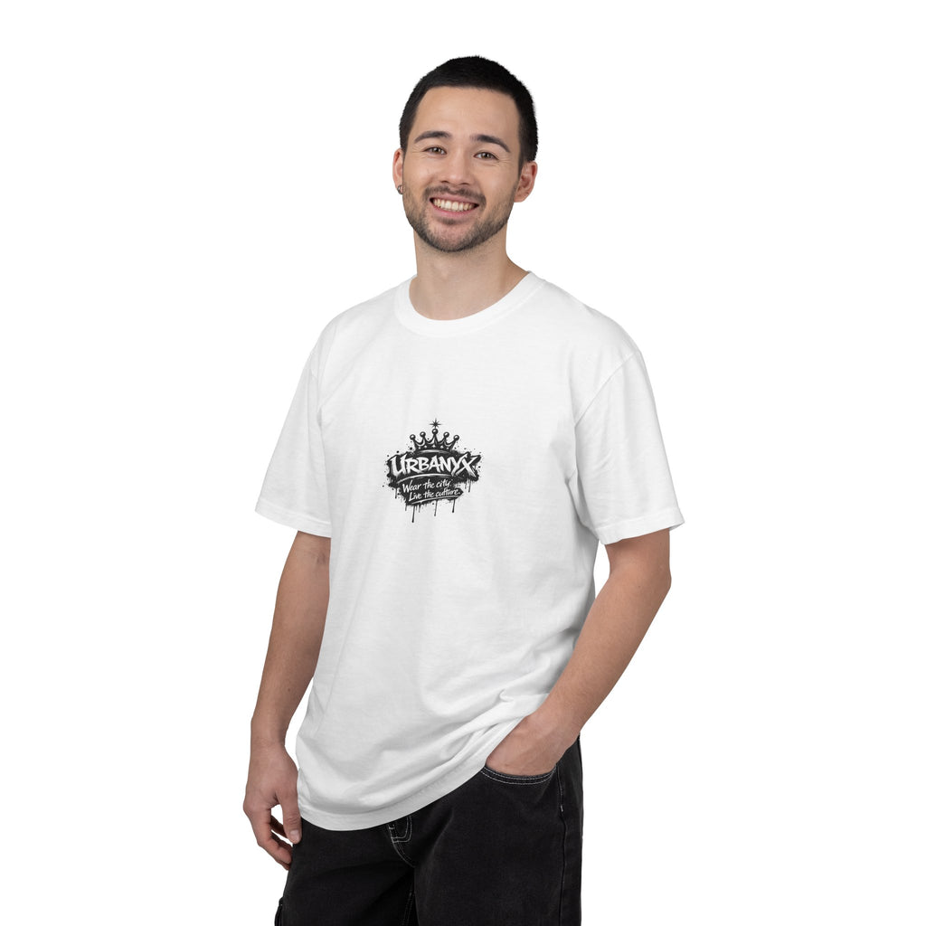 Urban Crown Graphic T-Shirt — "URBANYC" Distressed Logo Tee