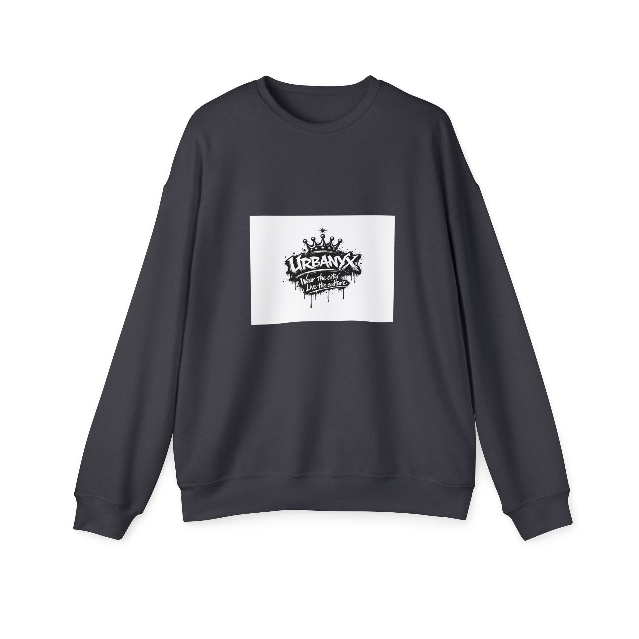 UrbanyX Streetwear Sweatshirt — "Wear the City, Live the Culture" Graphic Crewneck
