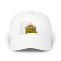 Urbanyx Classic Dad Cap — Golden Crown "Wear the City, Love the Culture" Embroidered Hat
