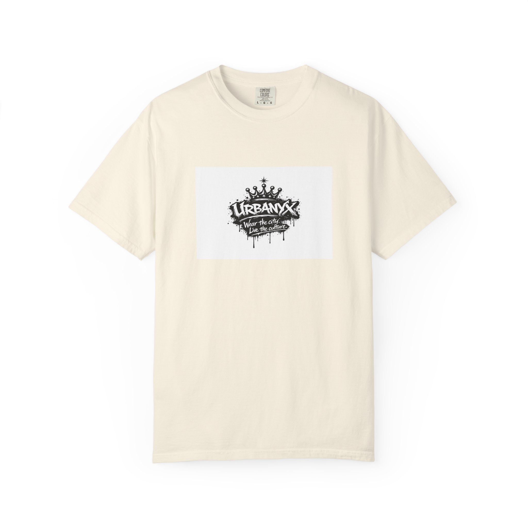 Urban Crown Graphic T-Shirt — "URBANYC" Distressed Logo Tee