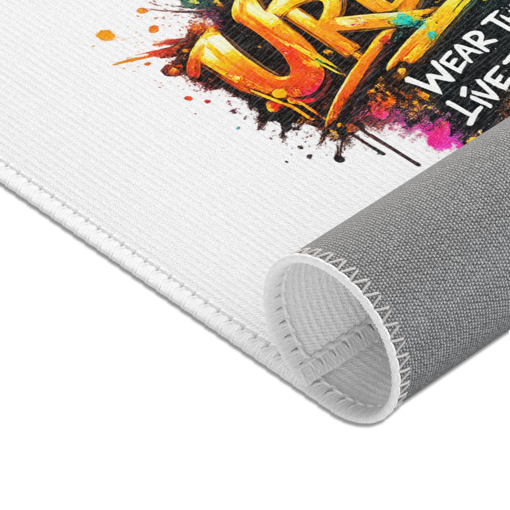 Urbanyx Graffiti Area Rug — "Wear the City, Live the Culture"