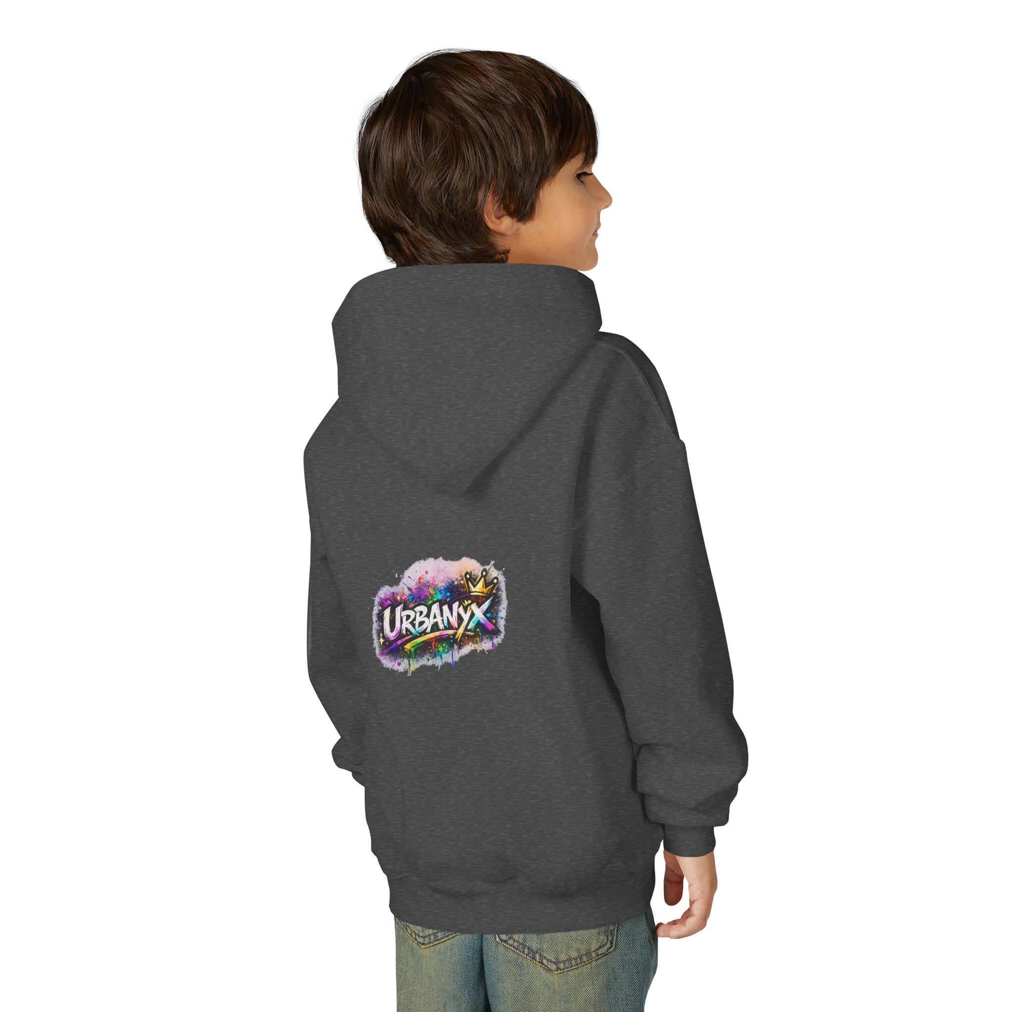 Urbanyx Youth Hoodie with Urban Graffiti 'UrbanX' Logo