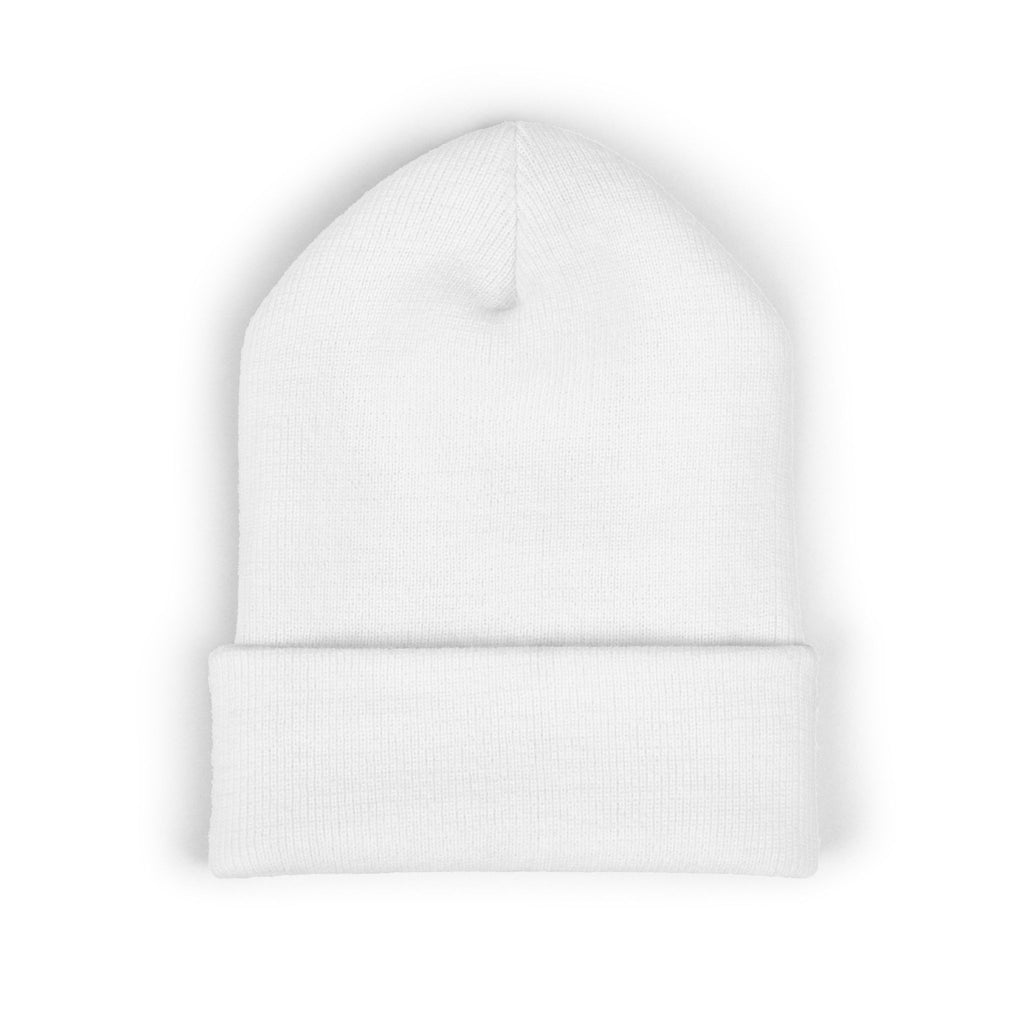 Urbanyx Embroidered Golden Poop Beanie — Cute Novelty Cuffed Winter Hat