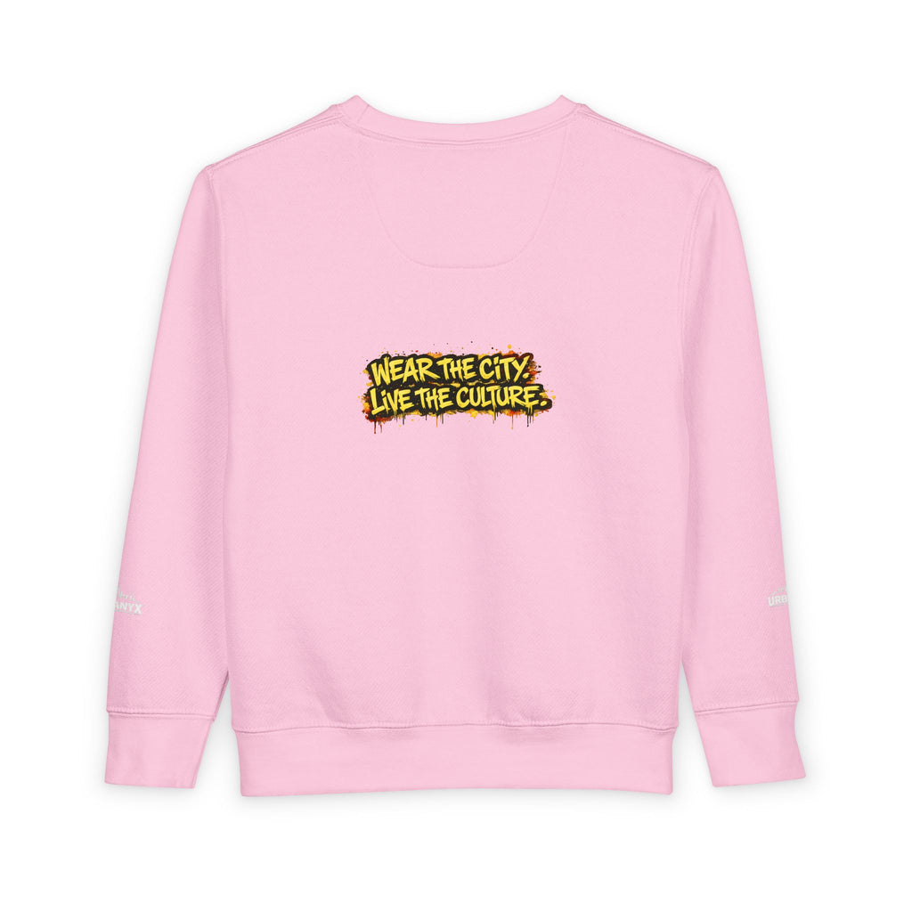 Urbanyx Toddler Sweatshirt — 'Wear the City, Live the Culture' Urban Kids Crewneck