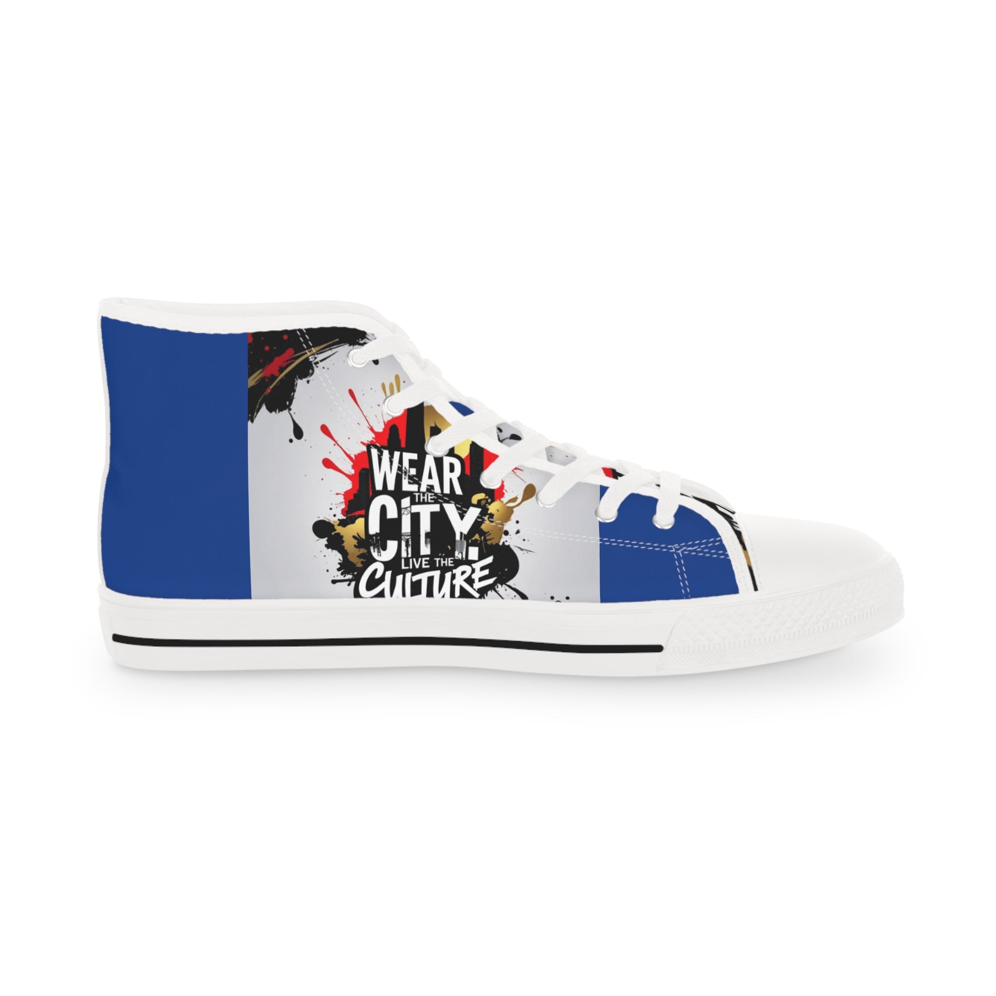 High Top Sneakers — 'We Are City Culture' Street Art Men's Sneakers
