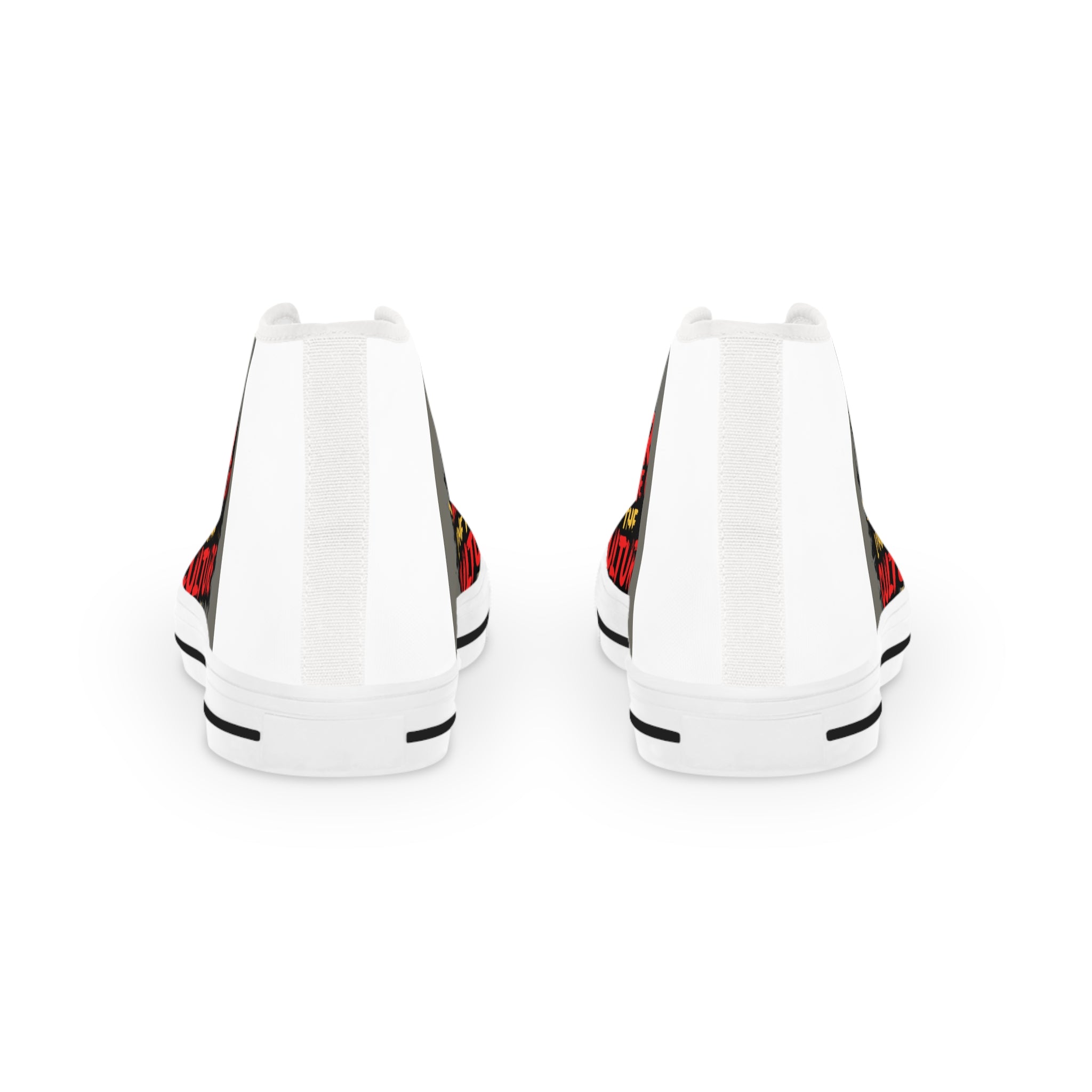 High Top Sneakers — "I Wear Art in the Culture" Bold Streetwear Design