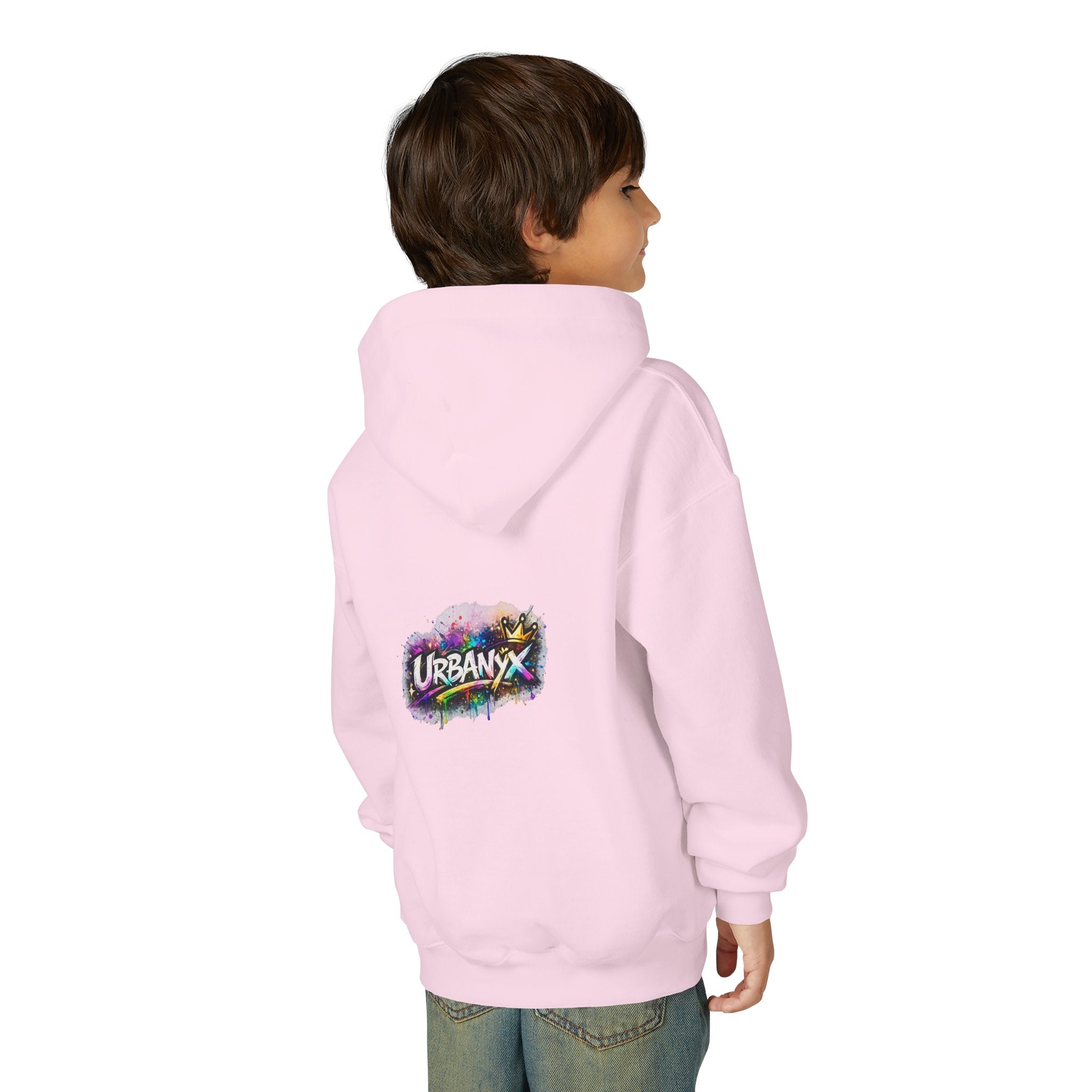 Urbanyx Youth Hoodie with Urban Graffiti 'UrbanX' Logo