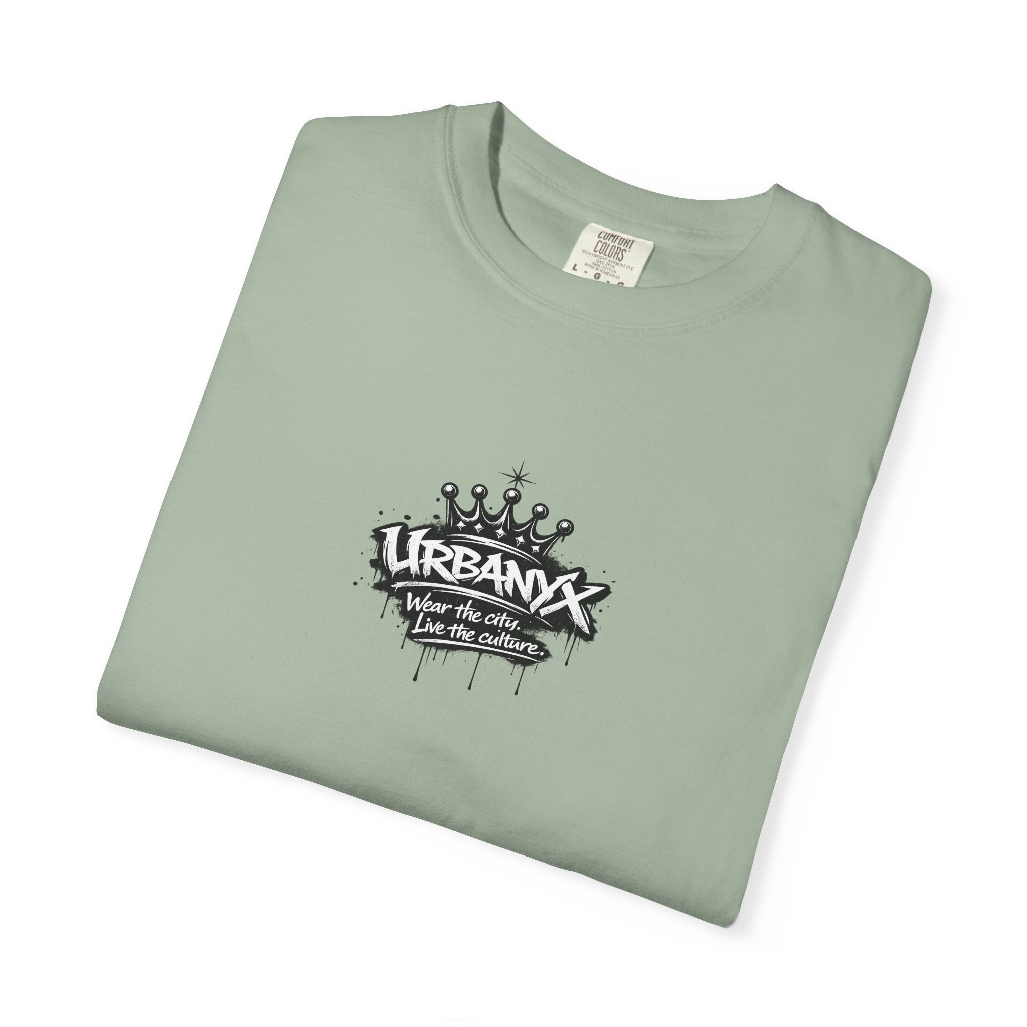 UrbanX Crown Logo T-Shirt — Small Chest Graphic Streetwear Tee