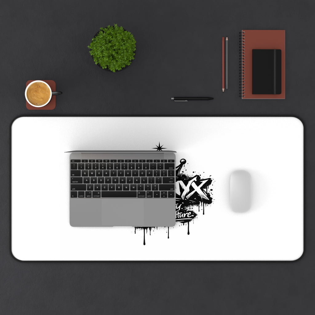 Urbanyx  Crown Desk Mat — Graffiti Logo Mouse Pad for Gamers & Creatives