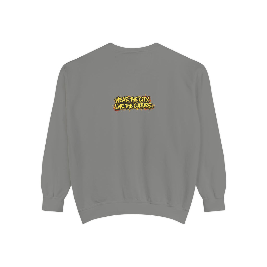 Urbanyx City Crewneck Sweatshirt — "Wear The City, Like The Culture" Graphic
