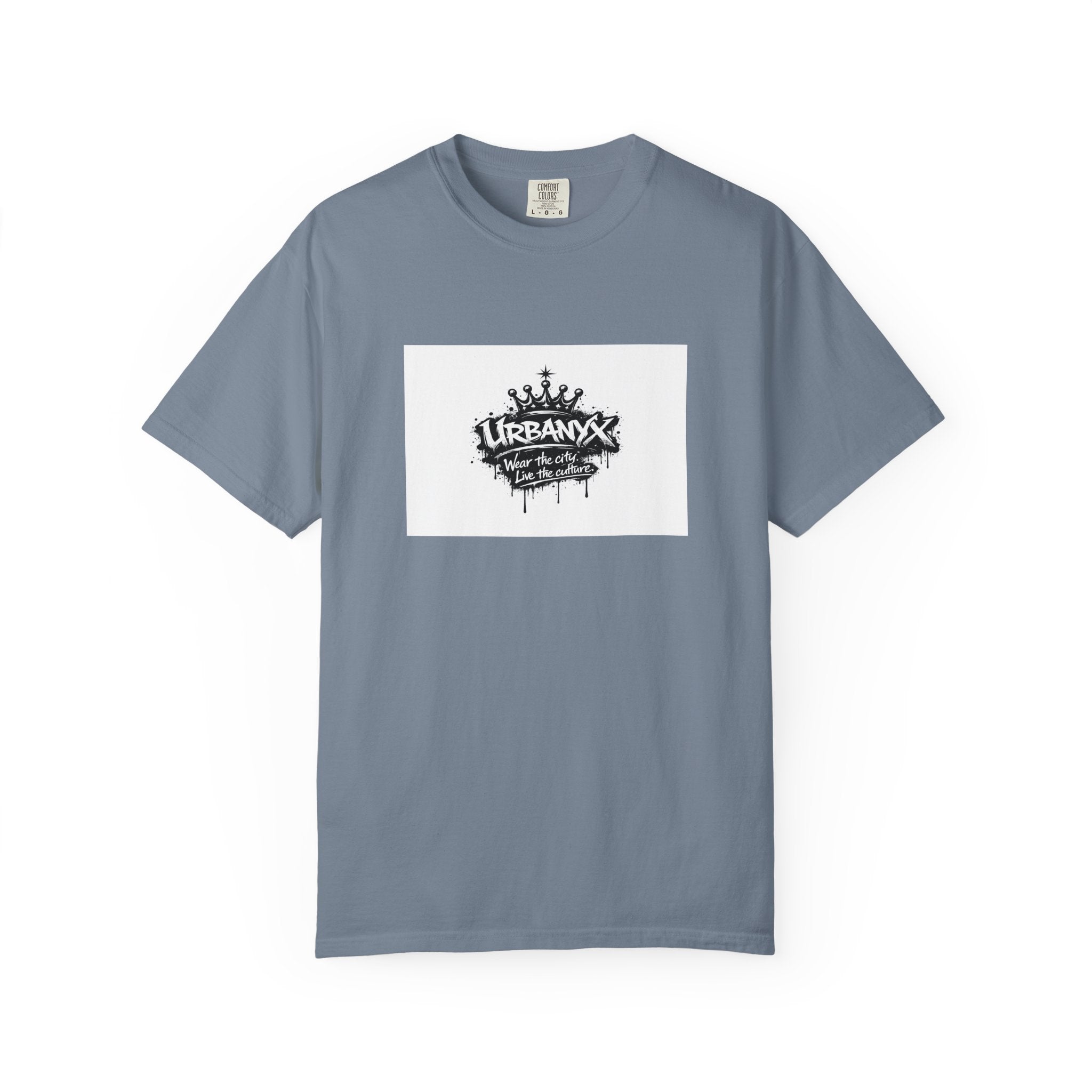 Urban Crown Graphic T-Shirt — "URBANYC" Distressed Logo Tee