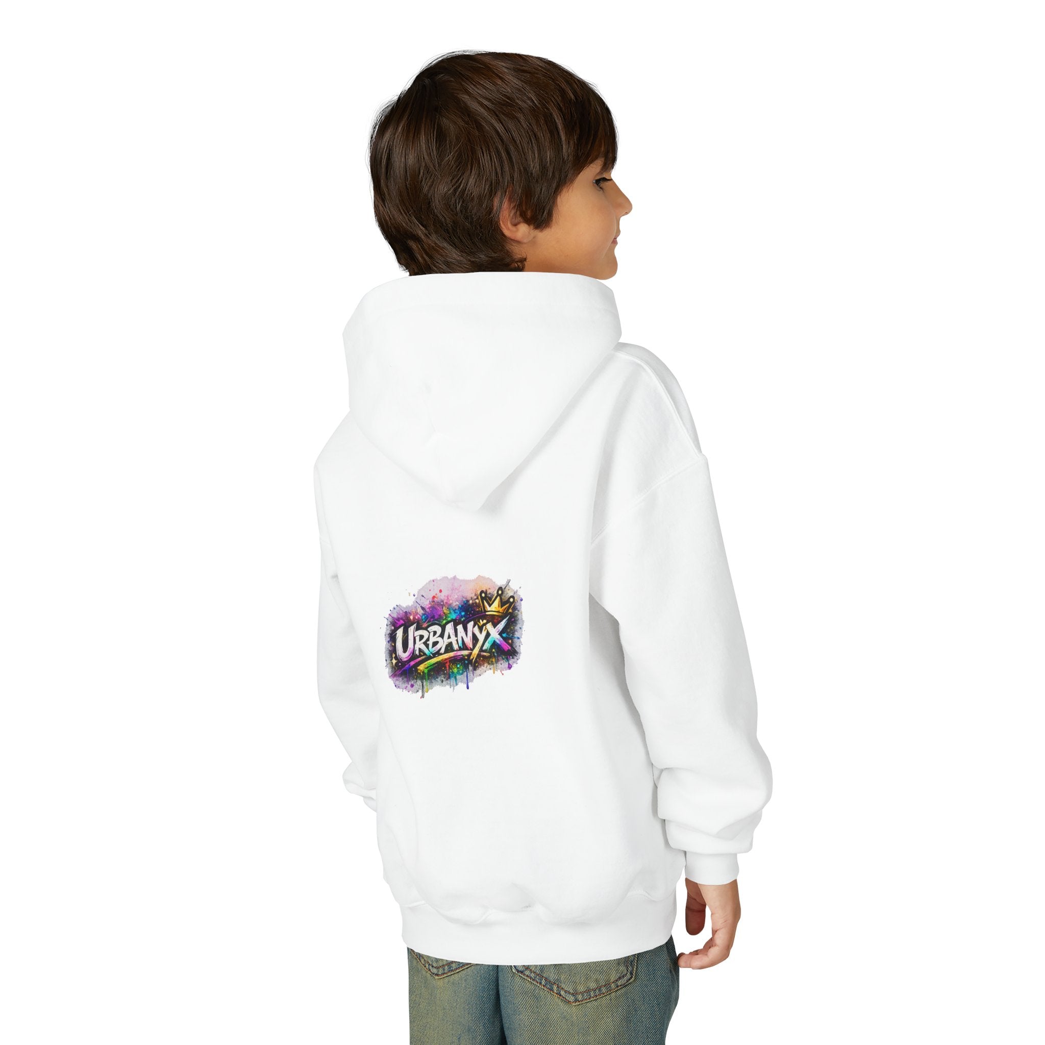 Urbanyx Youth Hoodie with Urban Graffiti 'UrbanX' Logo