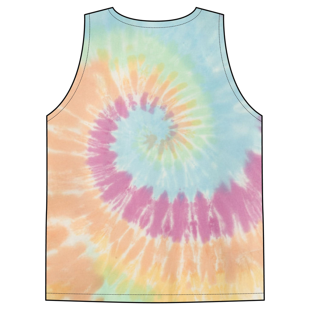 UrbanyXTie-Dye Tank Top — Retro Spiral Pastel Beachwear