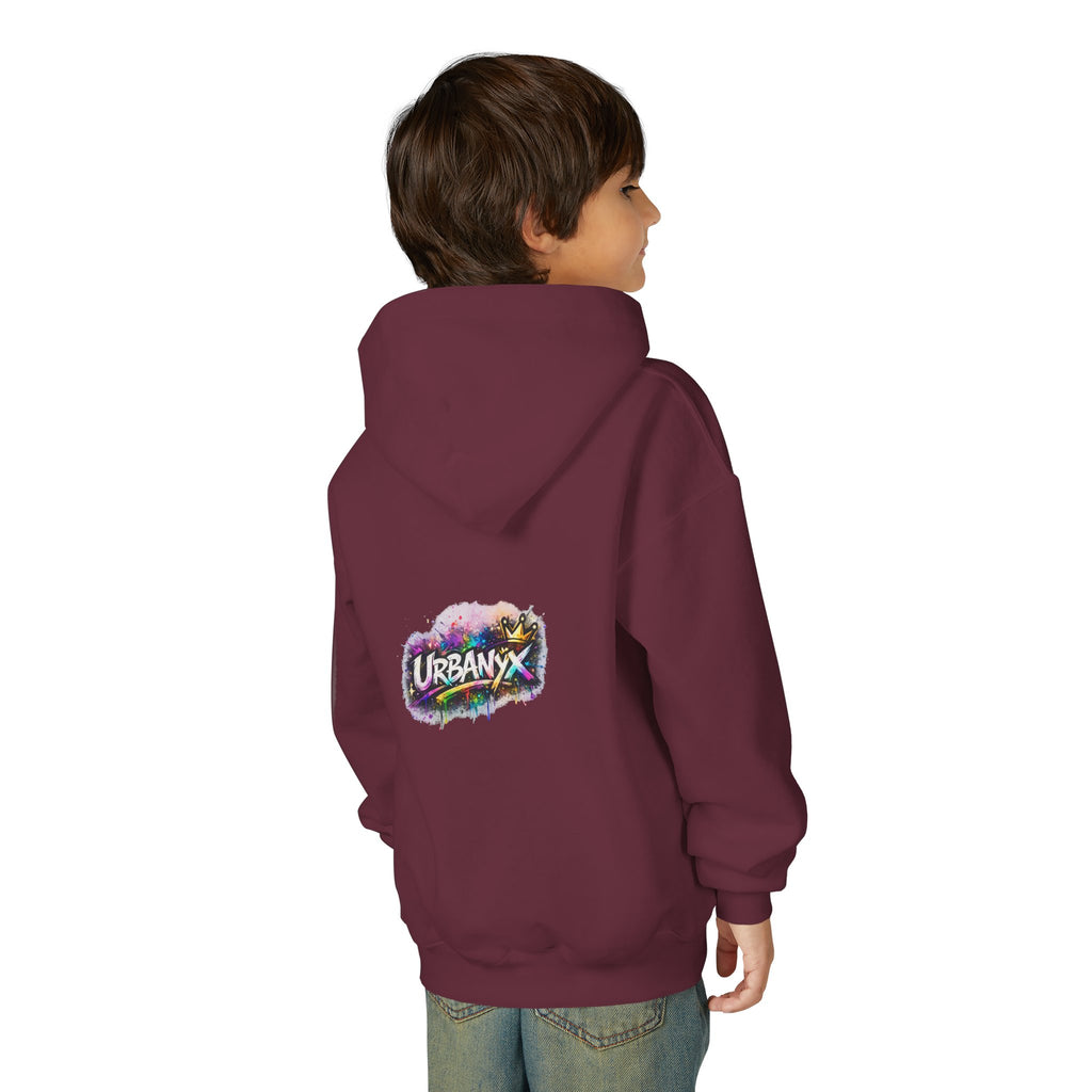 Urbanyx Youth Hoodie with Urban Graffiti 'UrbanX' Logo