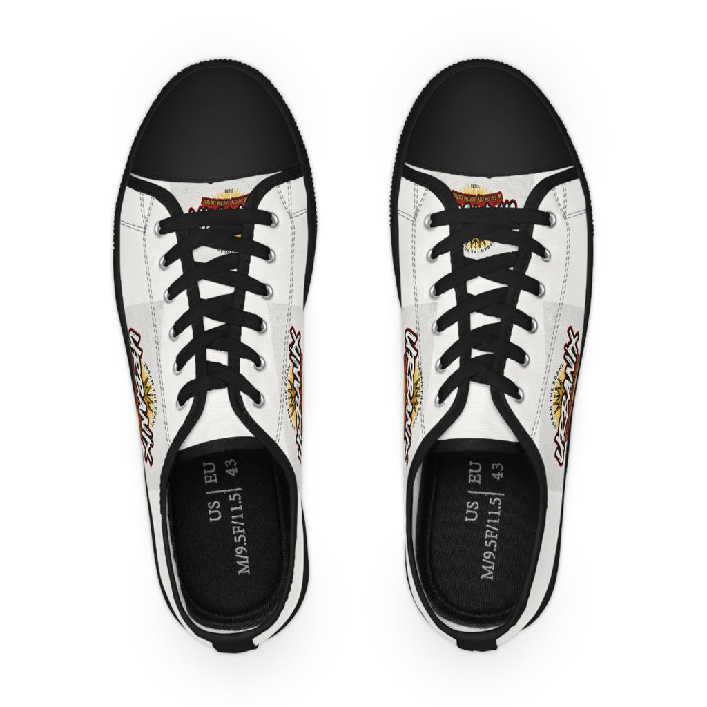 Urbanyv Low Top Sneakers — Urban Graffiti Logo Casual Shoes