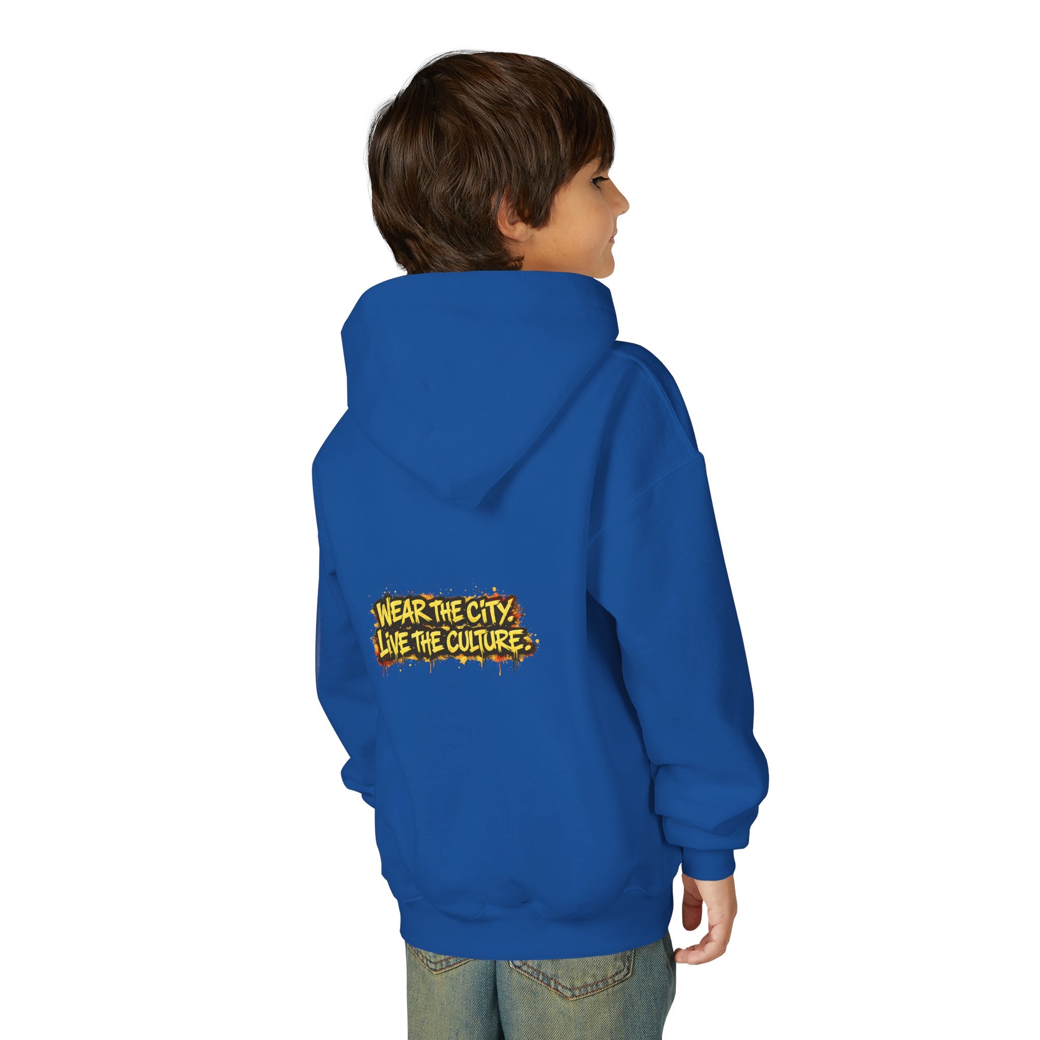 UrbanyX Youth Hoodie — UrbanX Graffiti Crown "Wear the City, Live the Culture" Streetwear