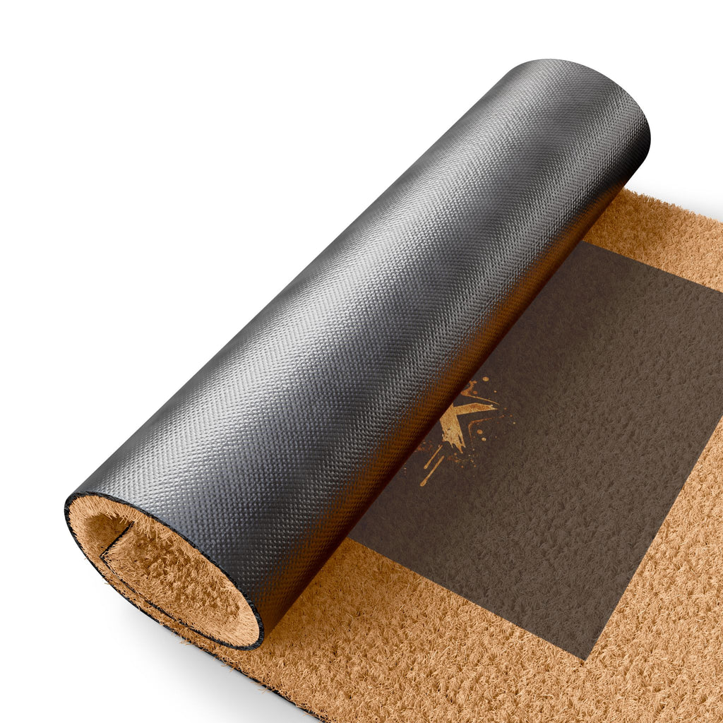 Urbanyx Lion Graphic Doormat — 'URBANX: Wear the city, Live the culture' Coir Welcome Mat