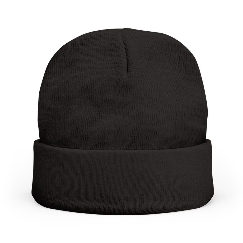 Urbanyx Embroidered Lion Crest Knit Beanie — Urban Vintage Logo Winter Hat