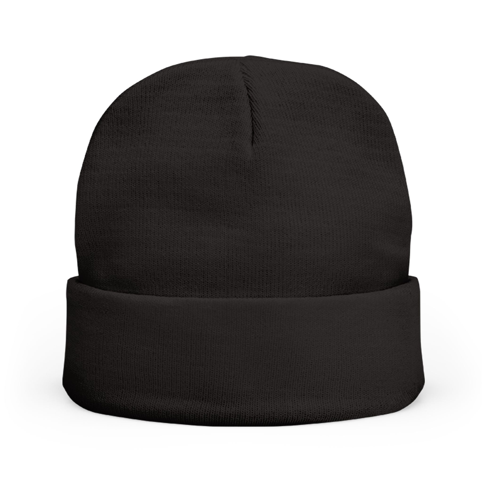 Urbanyx Embroidered Lion Crest Knit Beanie — Urban Vintage Logo Winter Hat