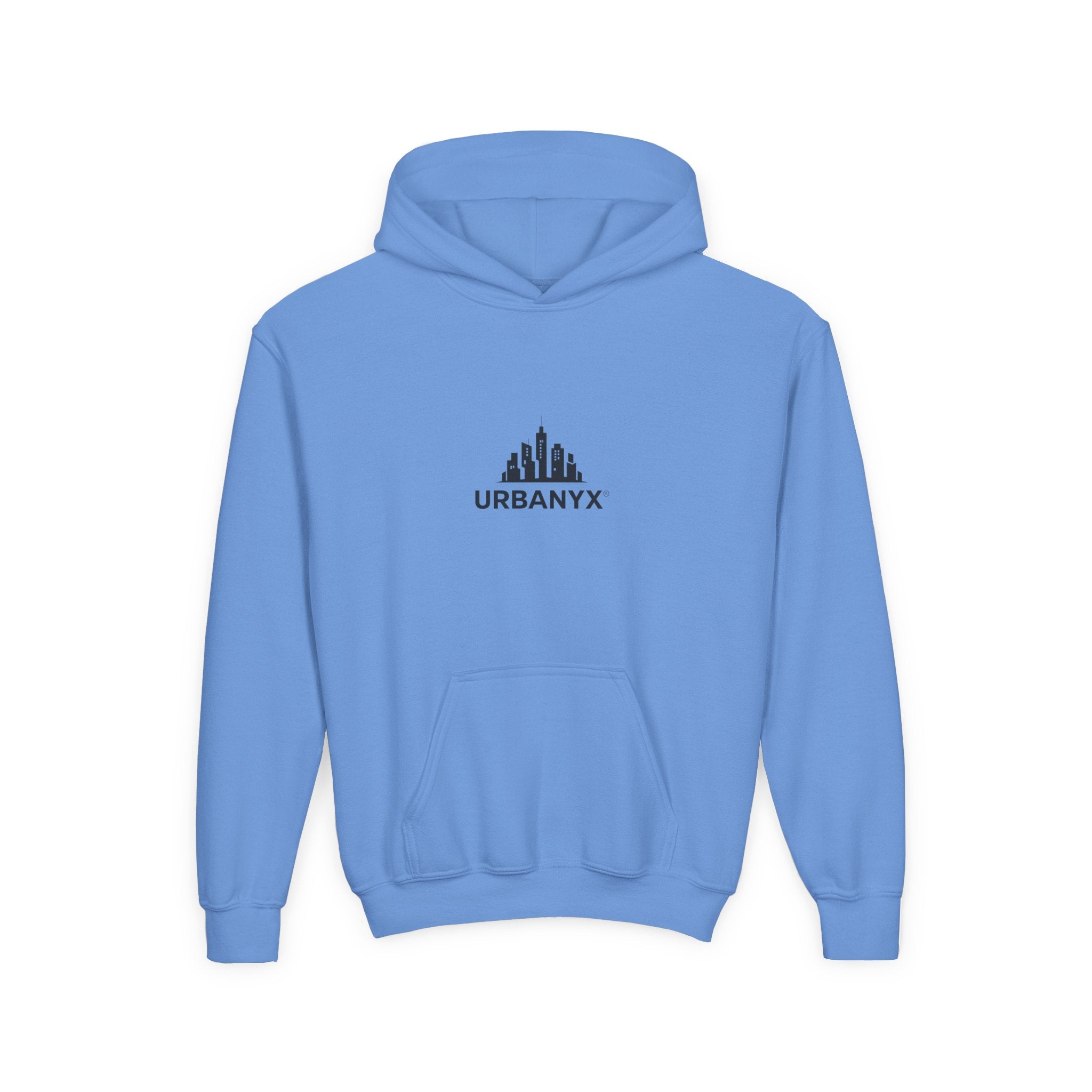 Urbanyx Kids Hoodie — UrbanX Logo Front & Colorful Graffiti Back Youth Sweatshirt