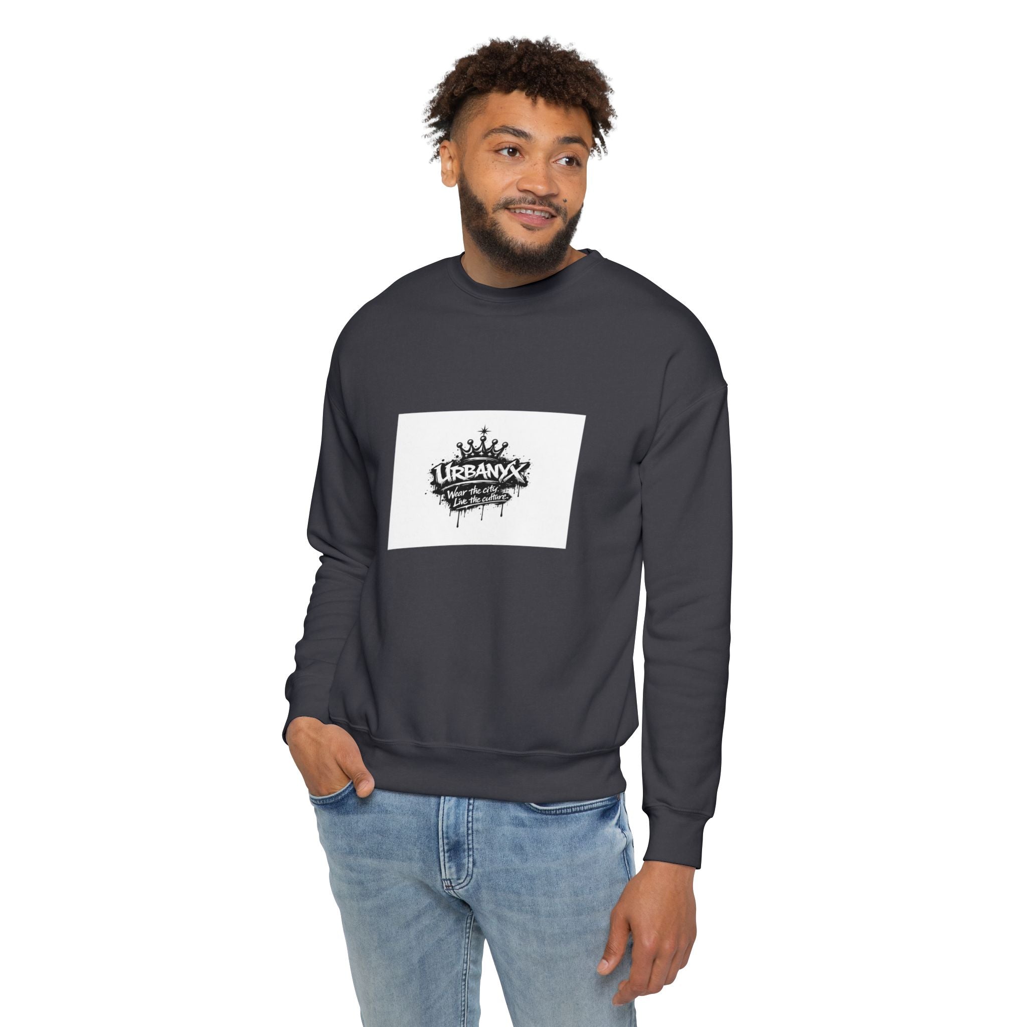 UrbanyX Streetwear Sweatshirt — "Wear the City, Live the Culture" Graphic Crewneck