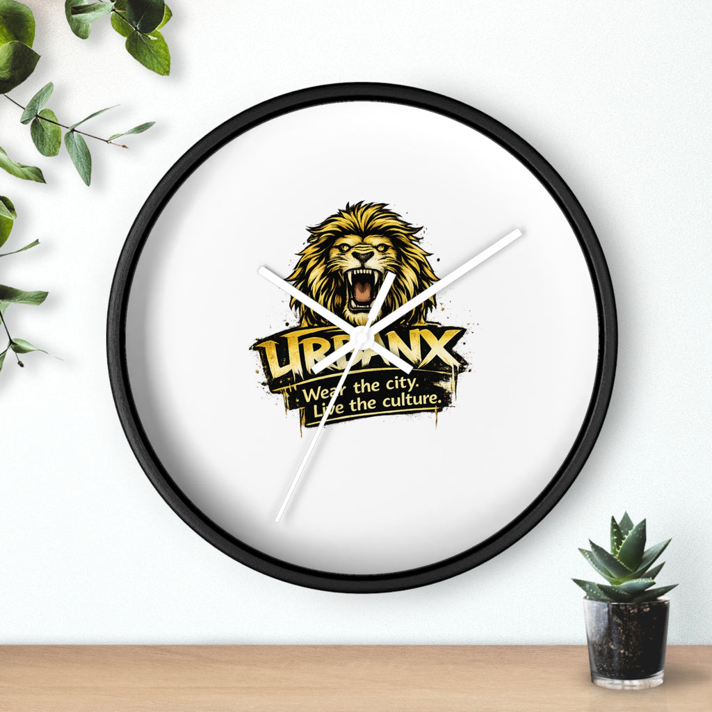 Urbanyx Wall Clock — UrbanX "Wear the city, Live the culture" Decorative Clock