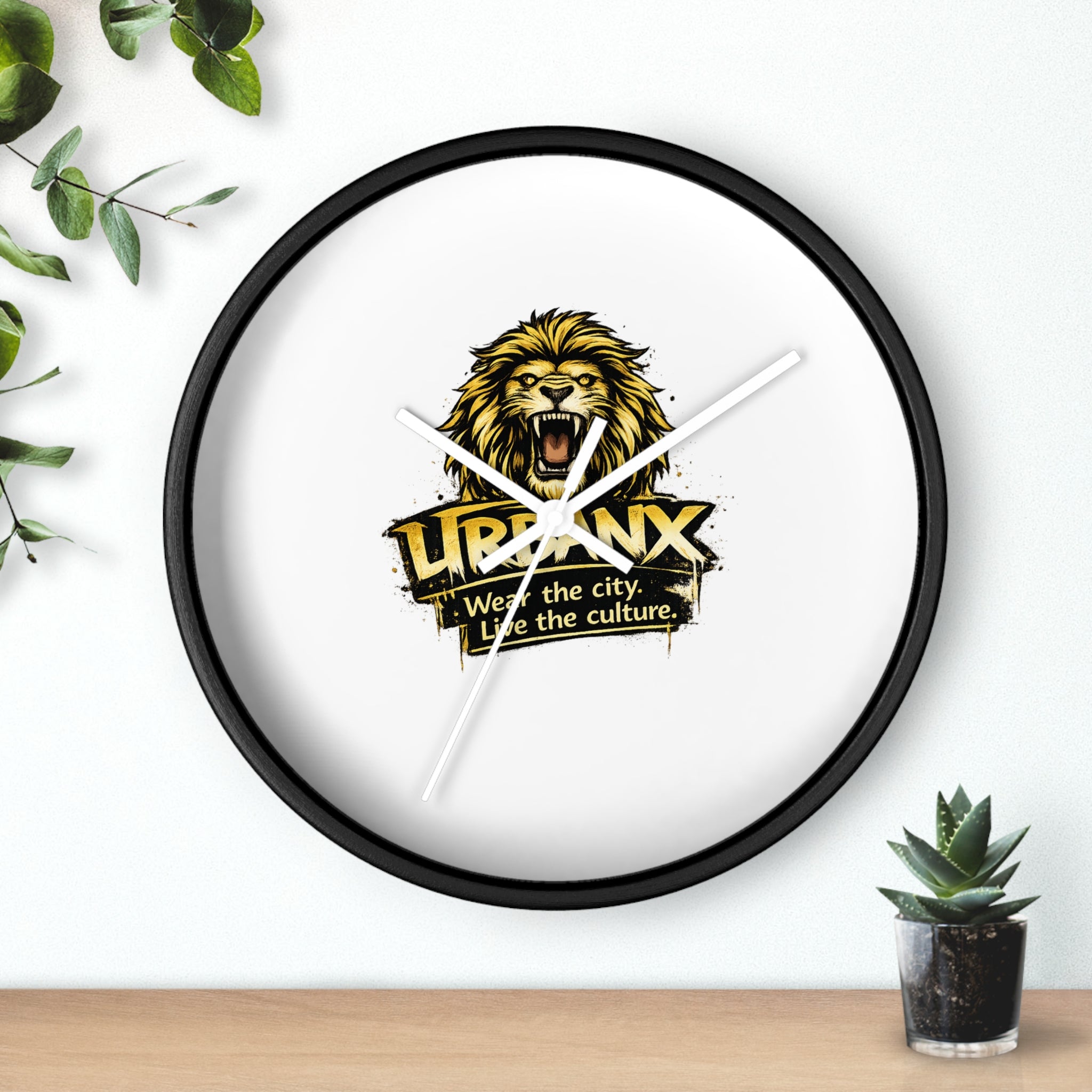 Urbanyx Wall Clock — UrbanX "Wear the city, Live the culture" Decorative Clock