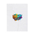 Urbanyx Graffiti Velveteen Plush Blanket — 'Wear the City, Live the Culture' Cozy Throw