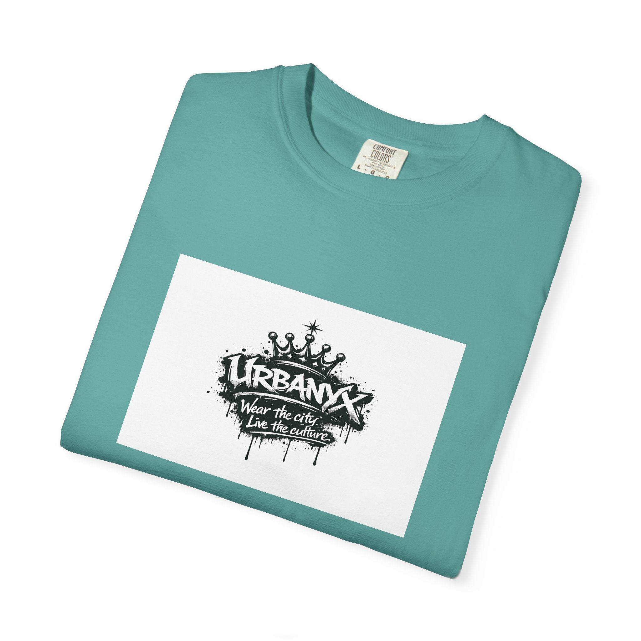 Urban Crown Graphic T-Shirt — "URBANYC" Distressed Logo Tee