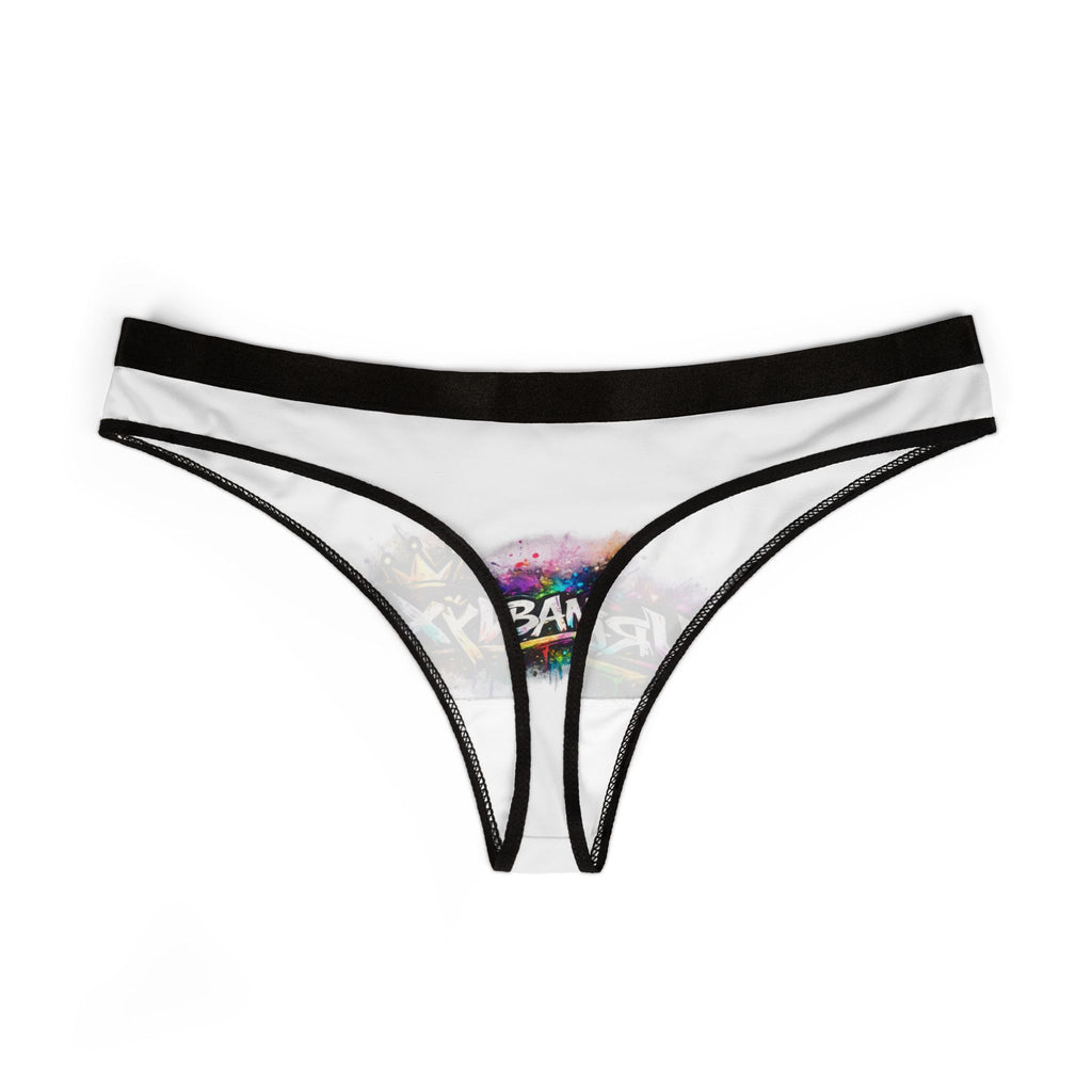 Urbanyx Graffiti 'UrbanX' Women's Thong — Colorful Street Art Lingerie